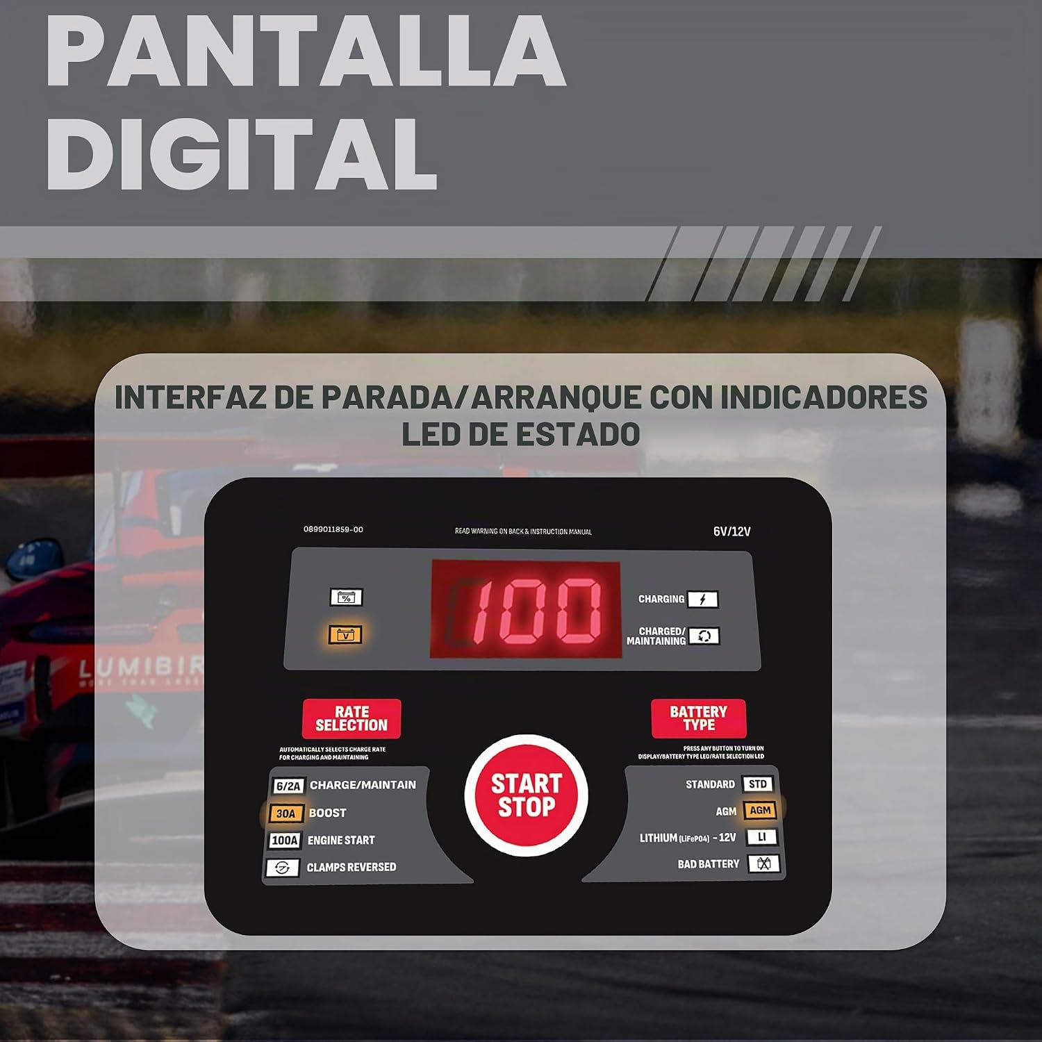 Cargador y mantenedor de batería de coche Schumacher Electric 6A, 6...