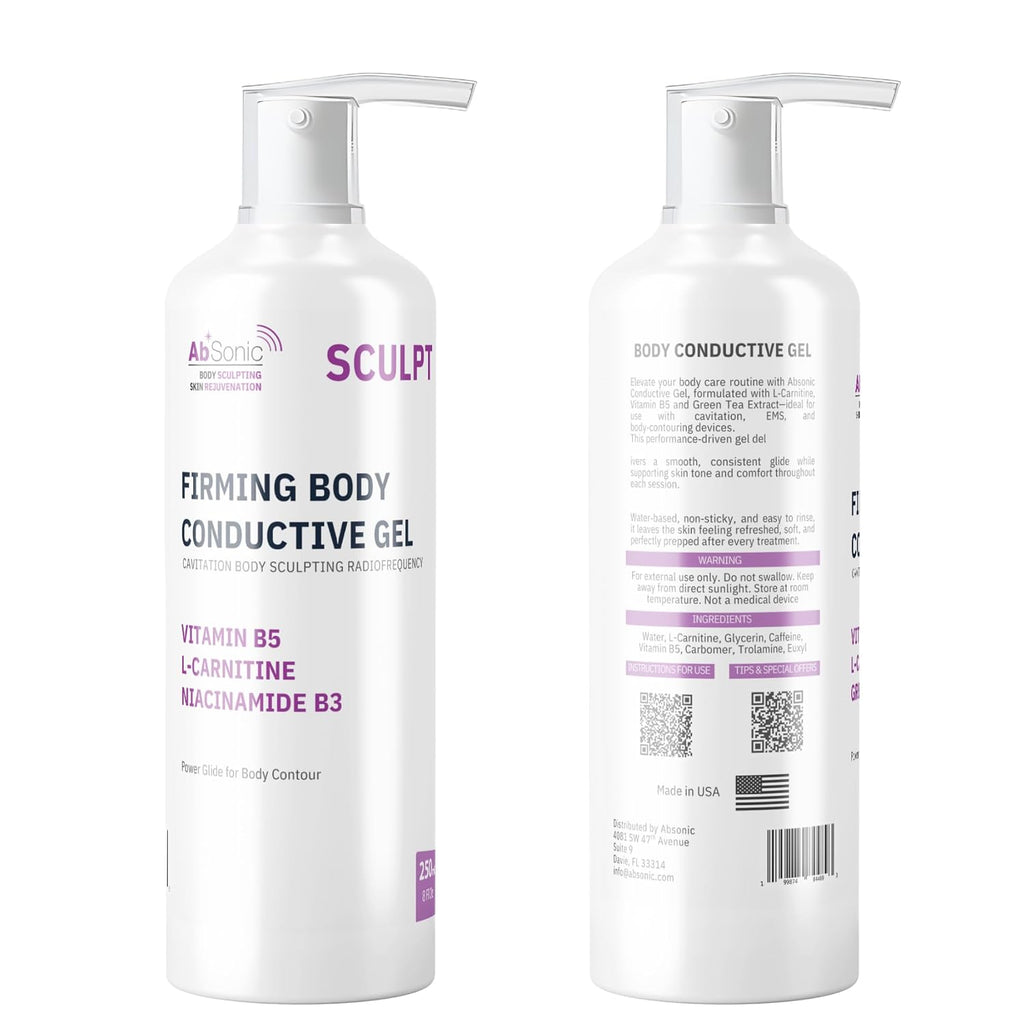 Absonic Sculpt - Gel conductor de cavitación reafirmante, gel tonif...