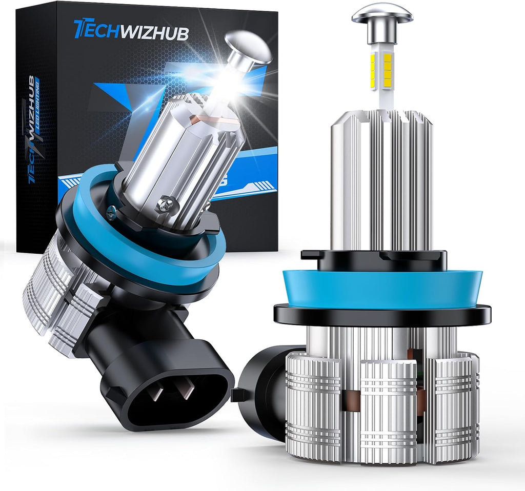 TechWizHub Bombillas antiniebla H 11, blanco frío con bombillas de...