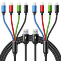 Cable de carga múltiple, [2 unidades de 6 pies] Cable de carga múlt...