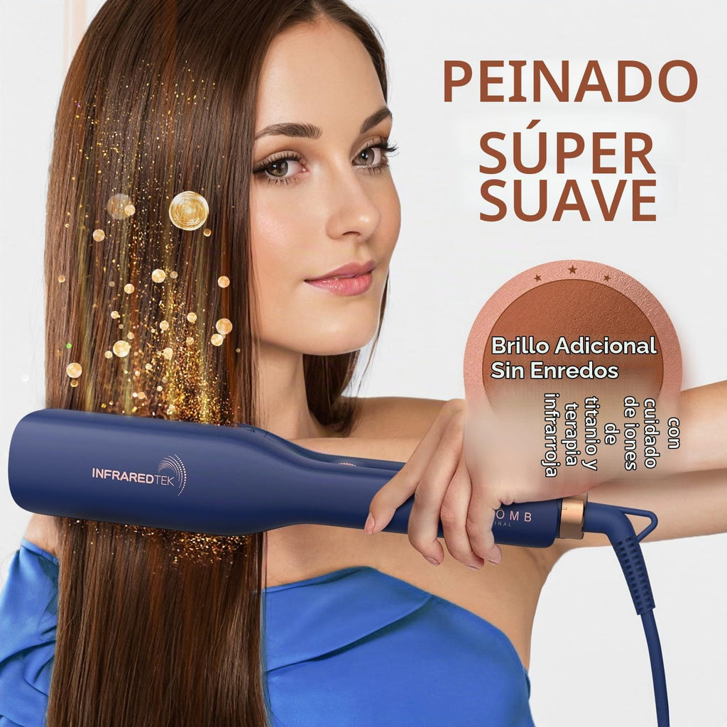 Plancha plana de titanio | MIRACOMB - Plancha alisadora profesional...