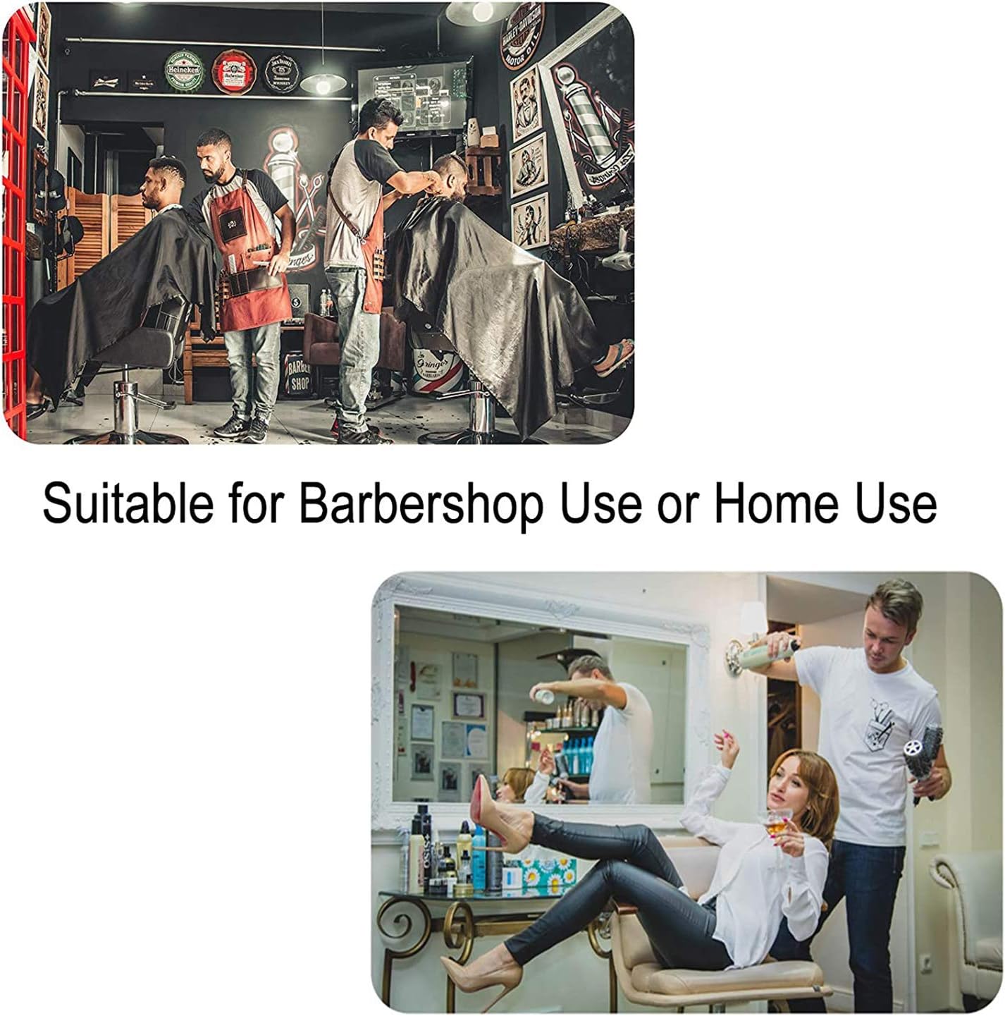 Pelocapa Capa de peluquería de corte de pelo para hombres, capa de...