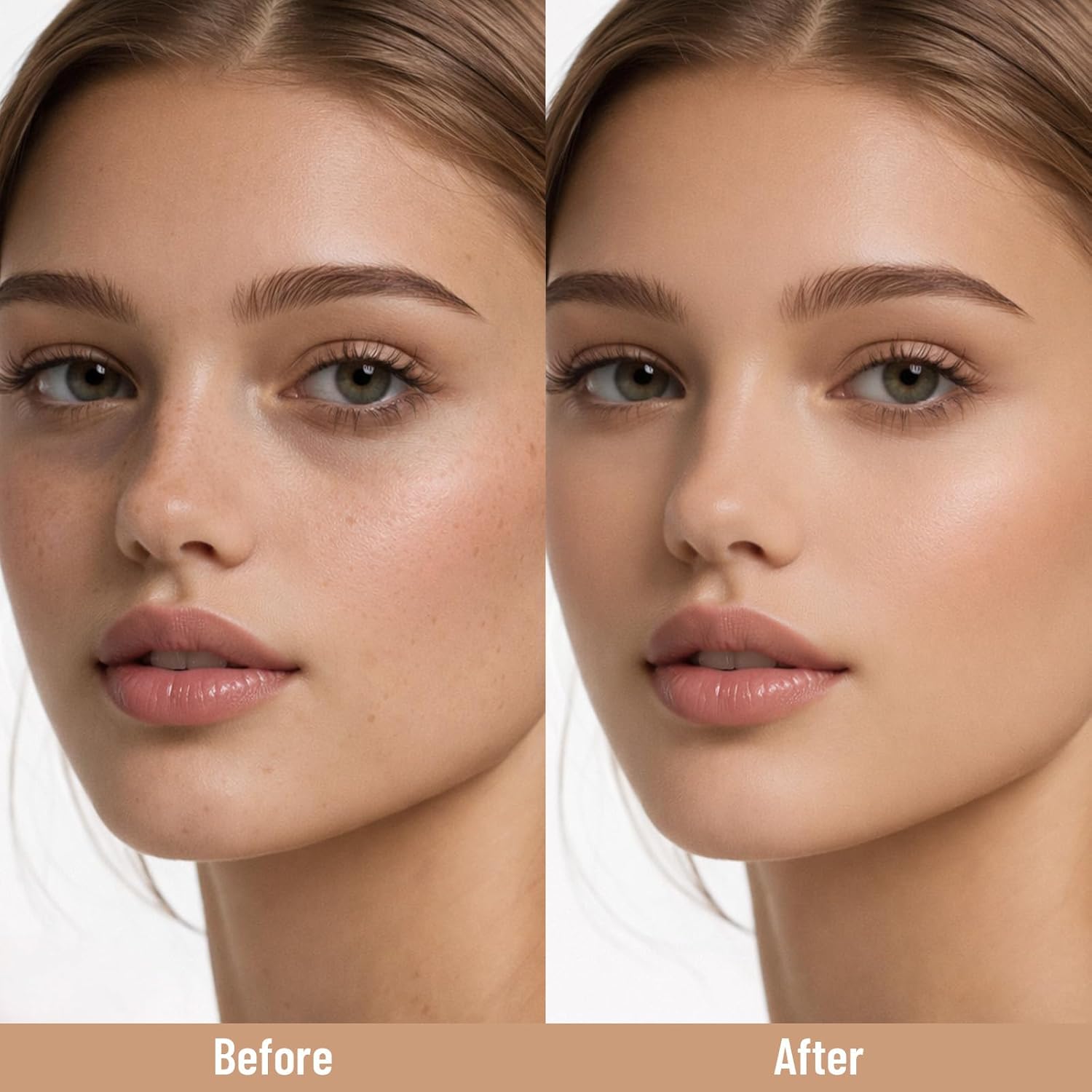 UCANBE Base líquida y corrector 2 en 1, base de maquillaje de cober...