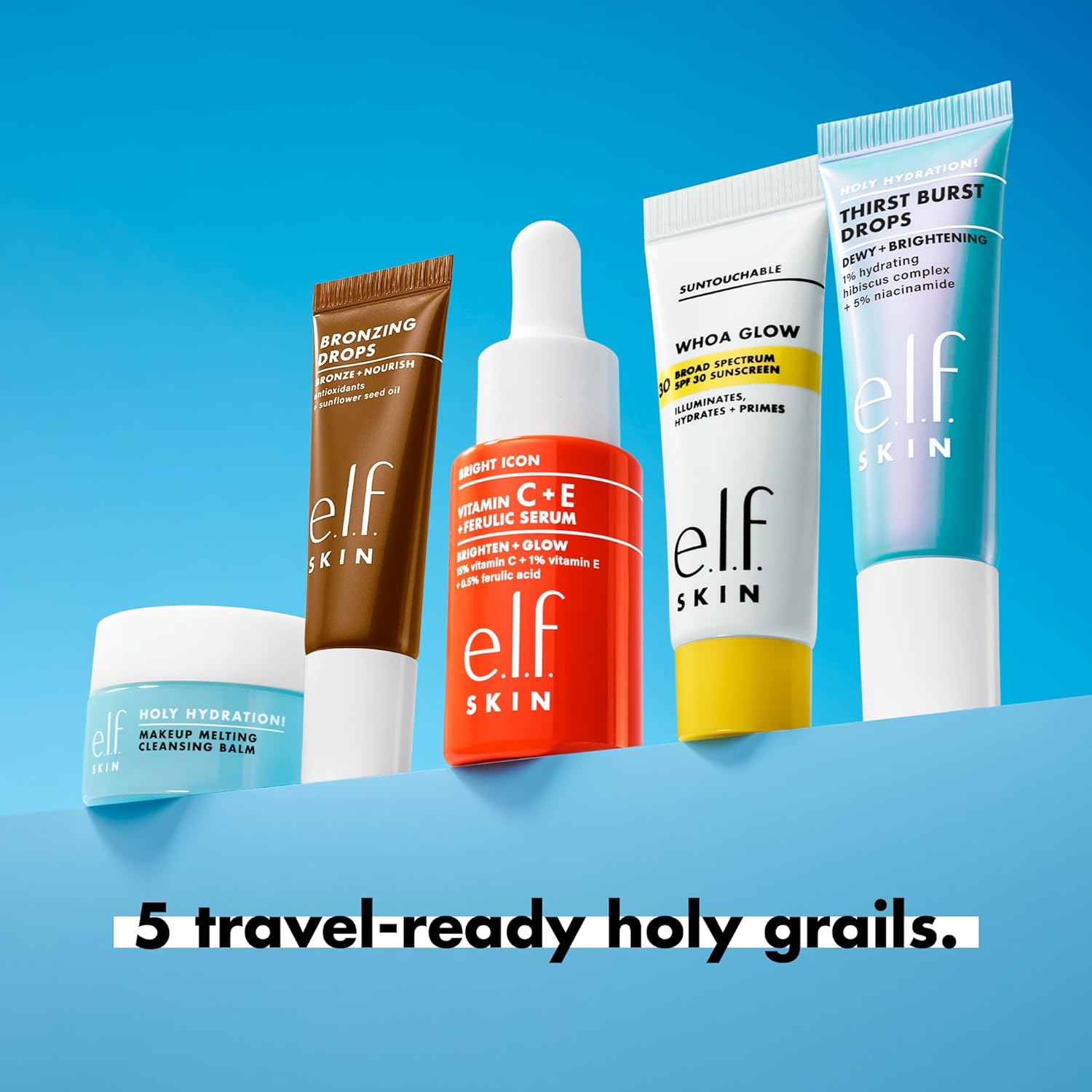 e.l.f. SKIN Best &amp; Obsessed - Kit de cuidado de la piel, remove...