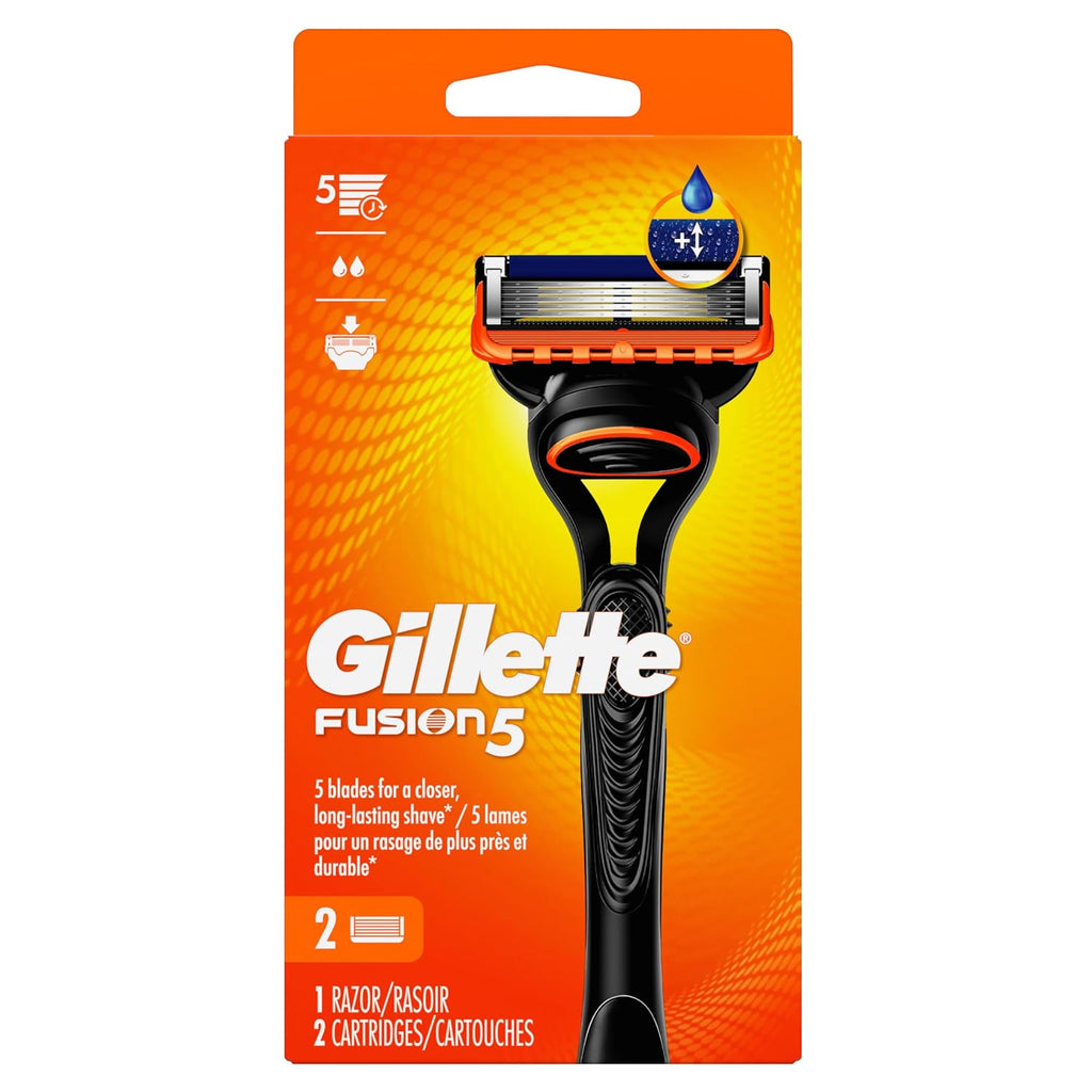 Gillette Fusion5 Maquinilla de afeitar para hombre, mango + 2 repue...