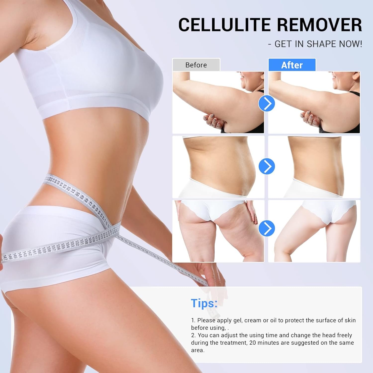 Dispositivo para mejorar la apariencia de la celulitis. Masajeador...