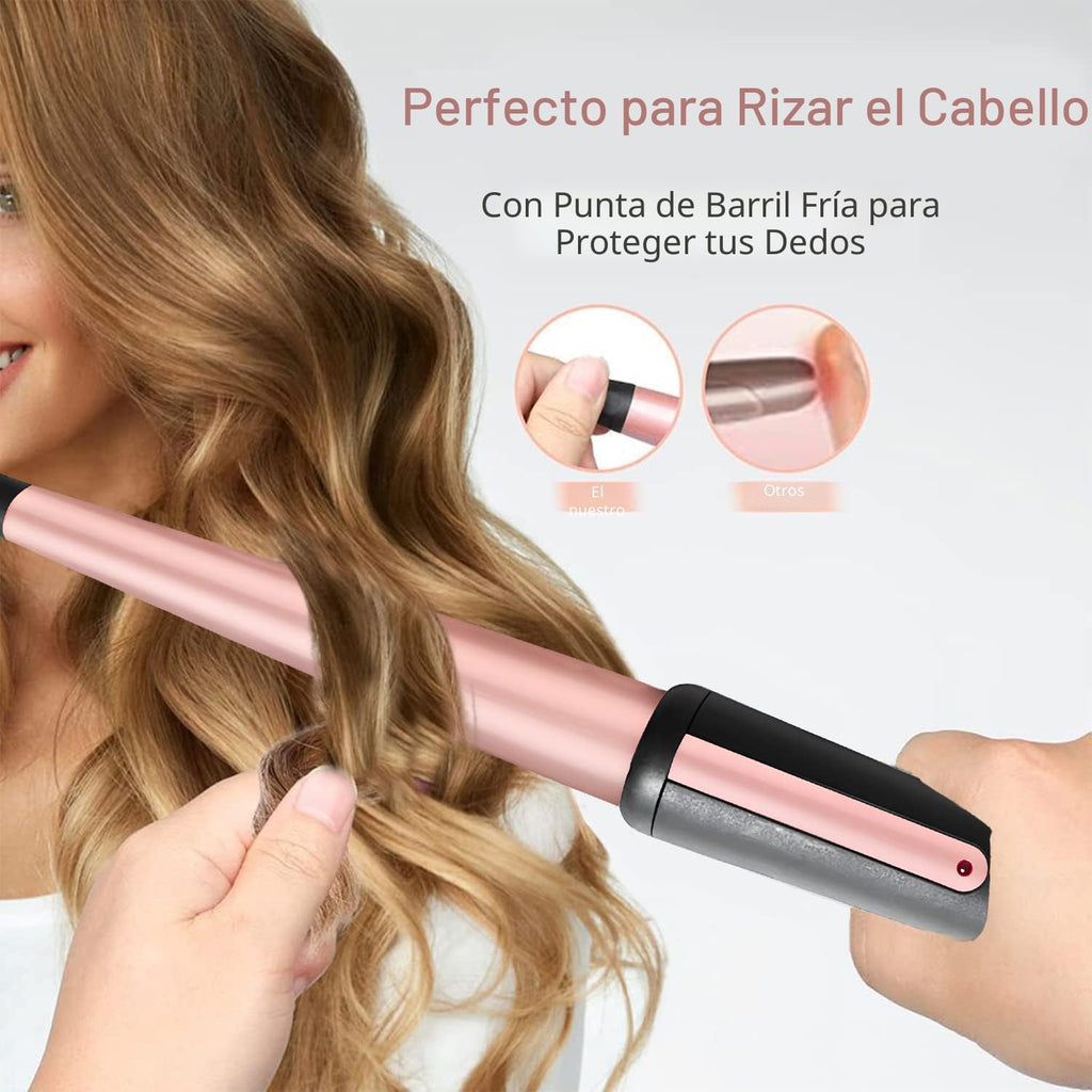 Rizador de pelo, rizador cónico de 0.5 a 1 pulgada, rizador de pelo...