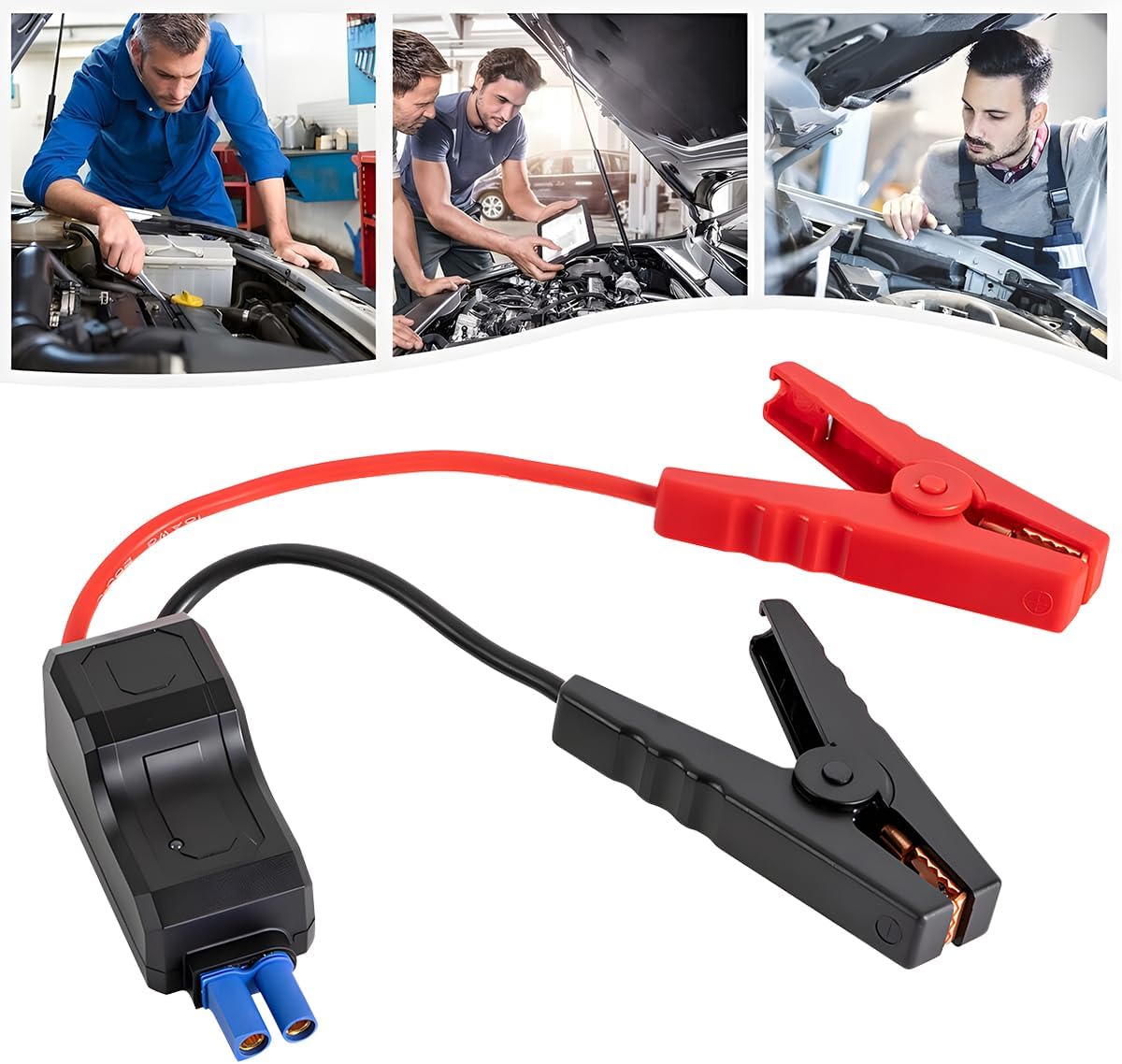Osilly Abrazadera de arranque de coche, 12V de batería automotriz p...