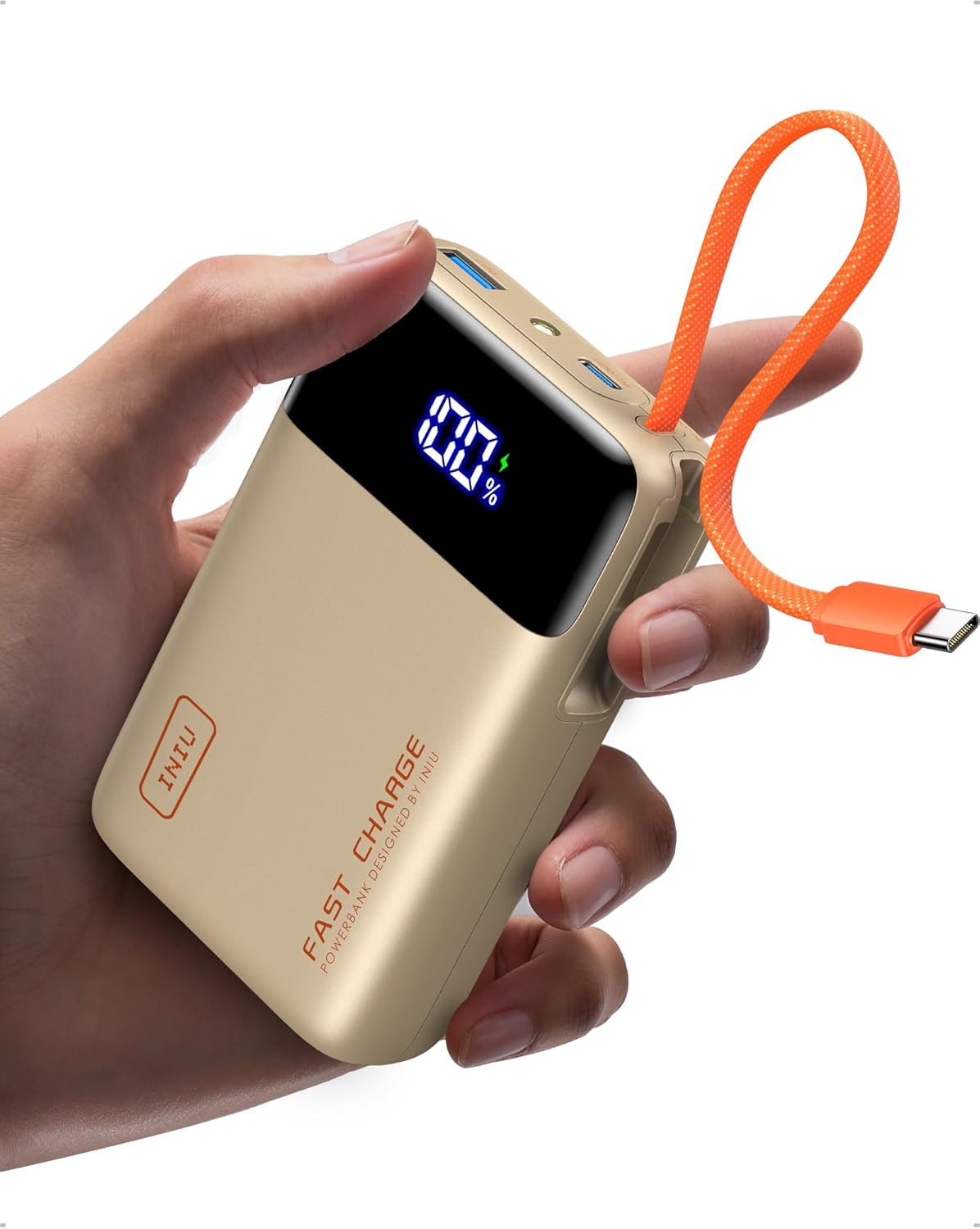 INIU - Banco de energía de 20000 mAh, pequeño cargador portátil de...