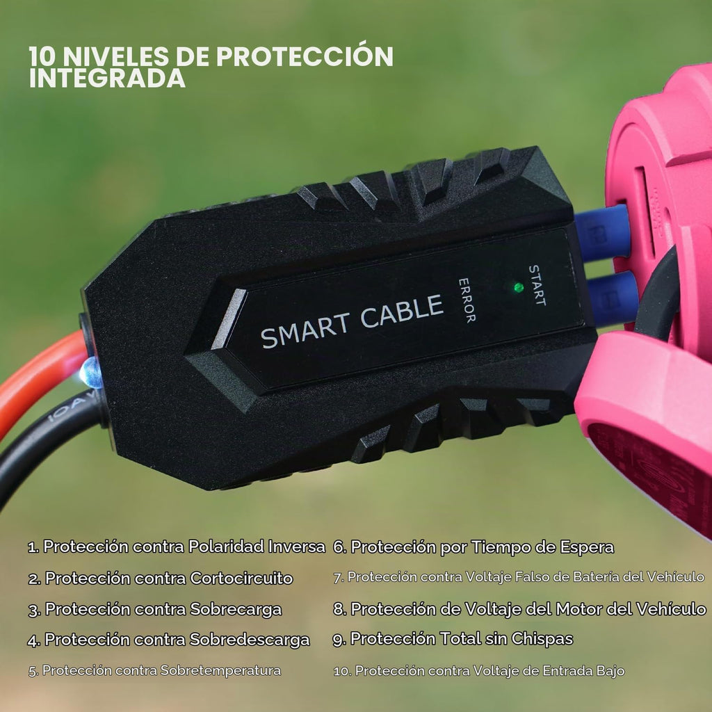 BoostHero - Arrancador de batería portátil para automóvil, banco de...