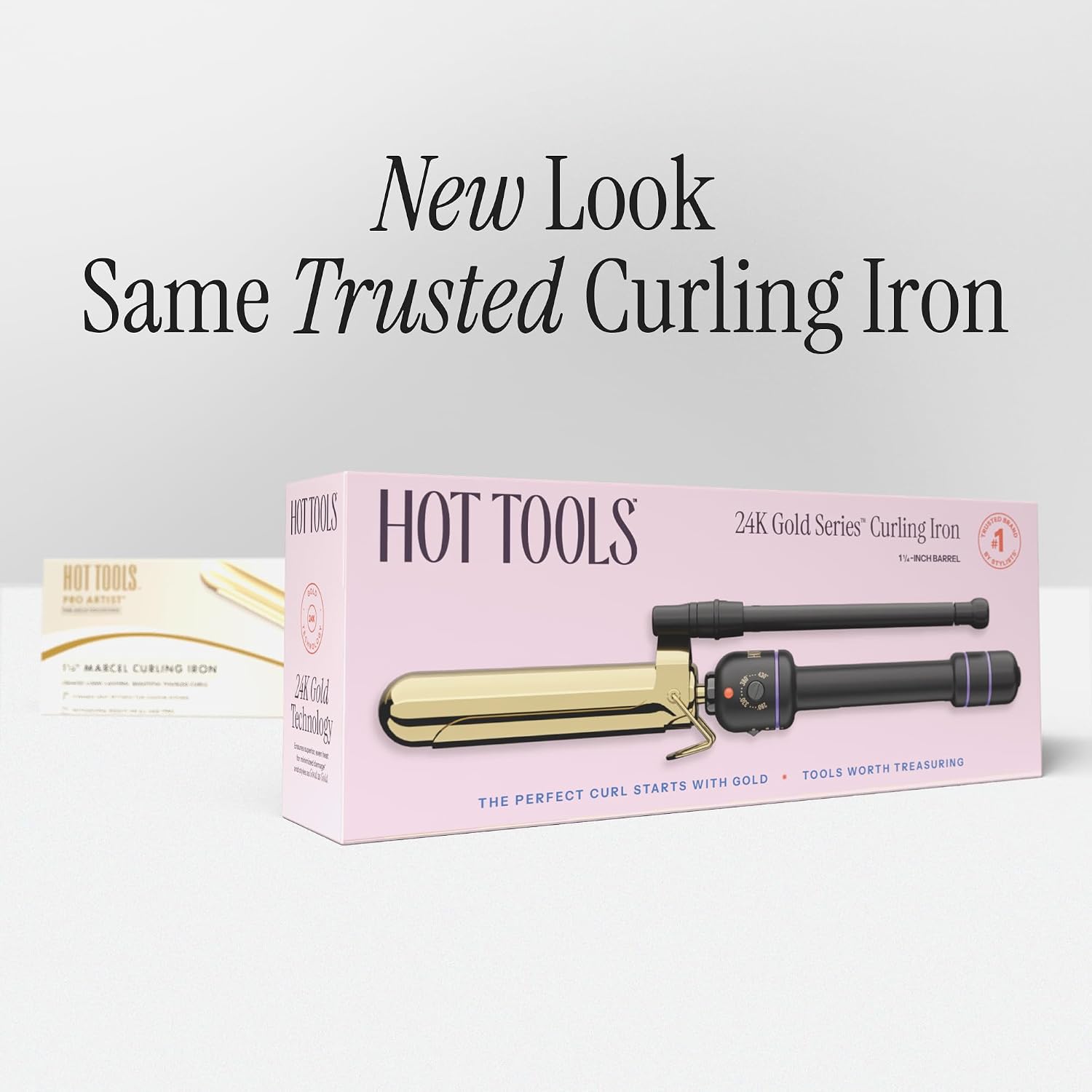 Hot Tools Pro Artist Plancha Marcel de Oro 24K | Rizos Duraderos, O...