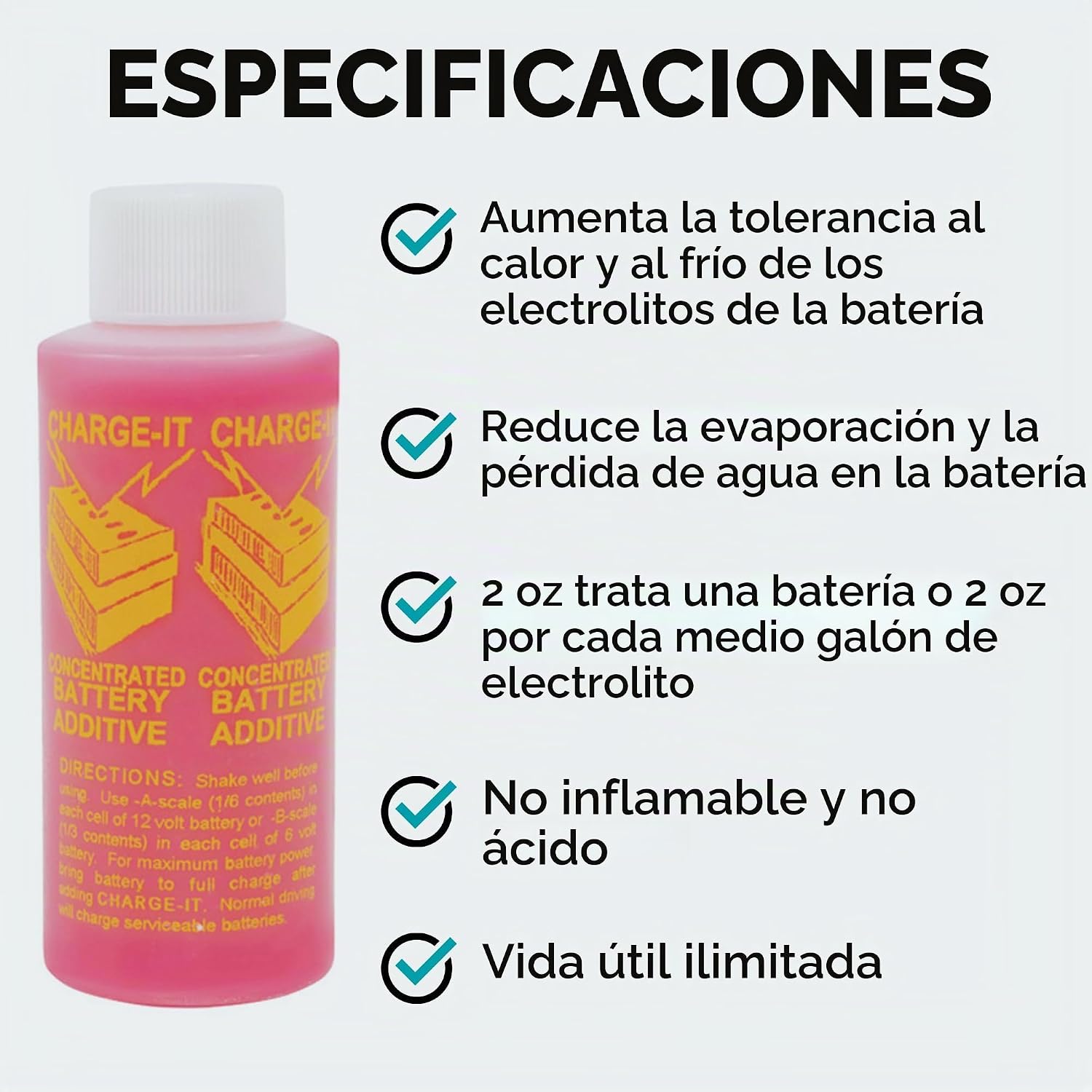 Solder-It Charge-It Aditivo para Batería de Alta Resistencia Concen...