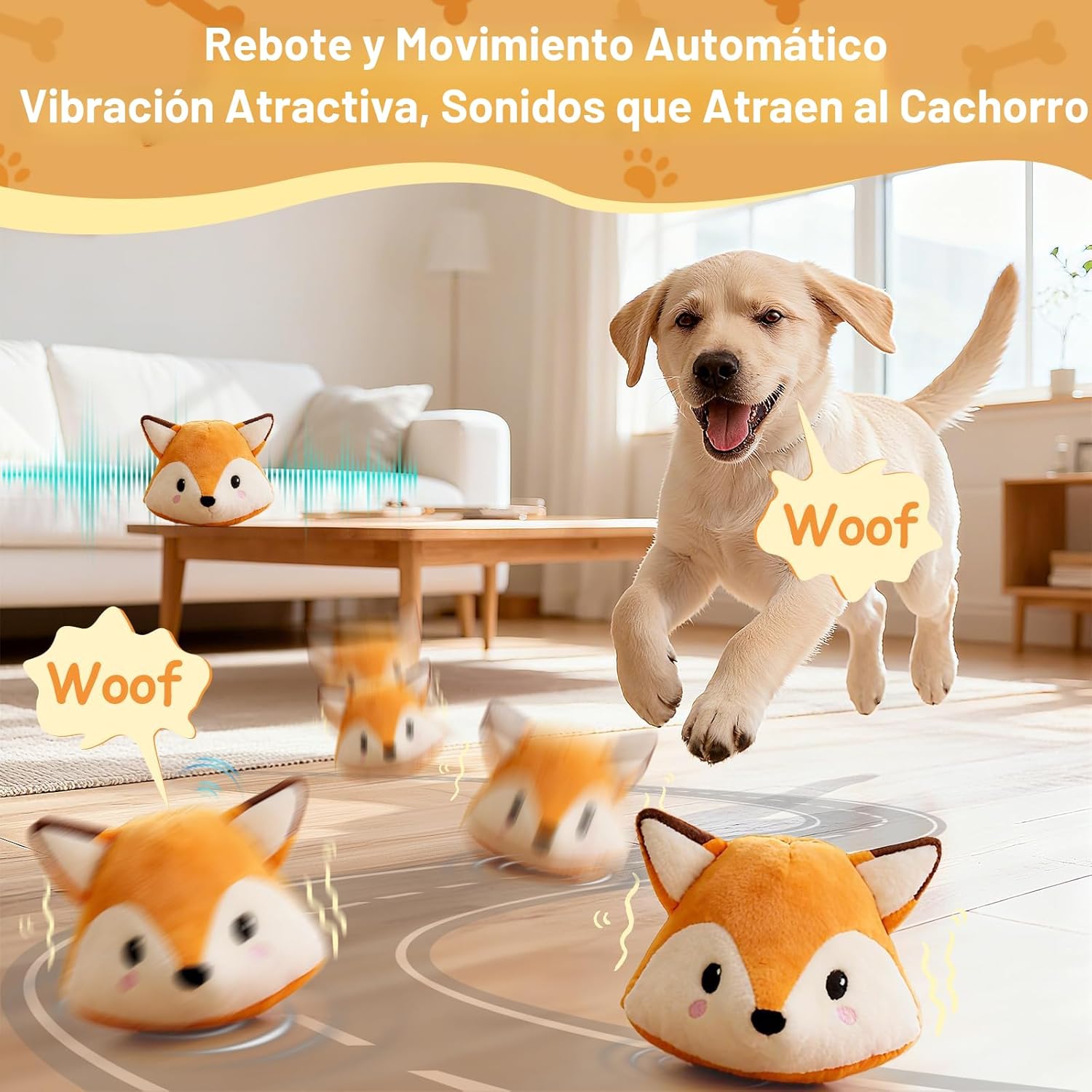 VYsTN Juguete automático para cachorros para aliviar la ansiedad y...
