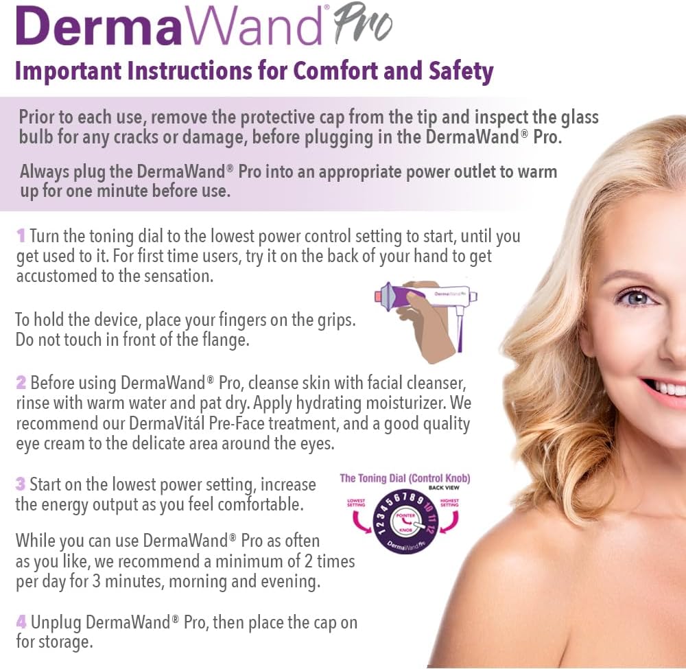 Derma Wand Pro Sistema antienvejecimiento - Máquina portátil de ter...