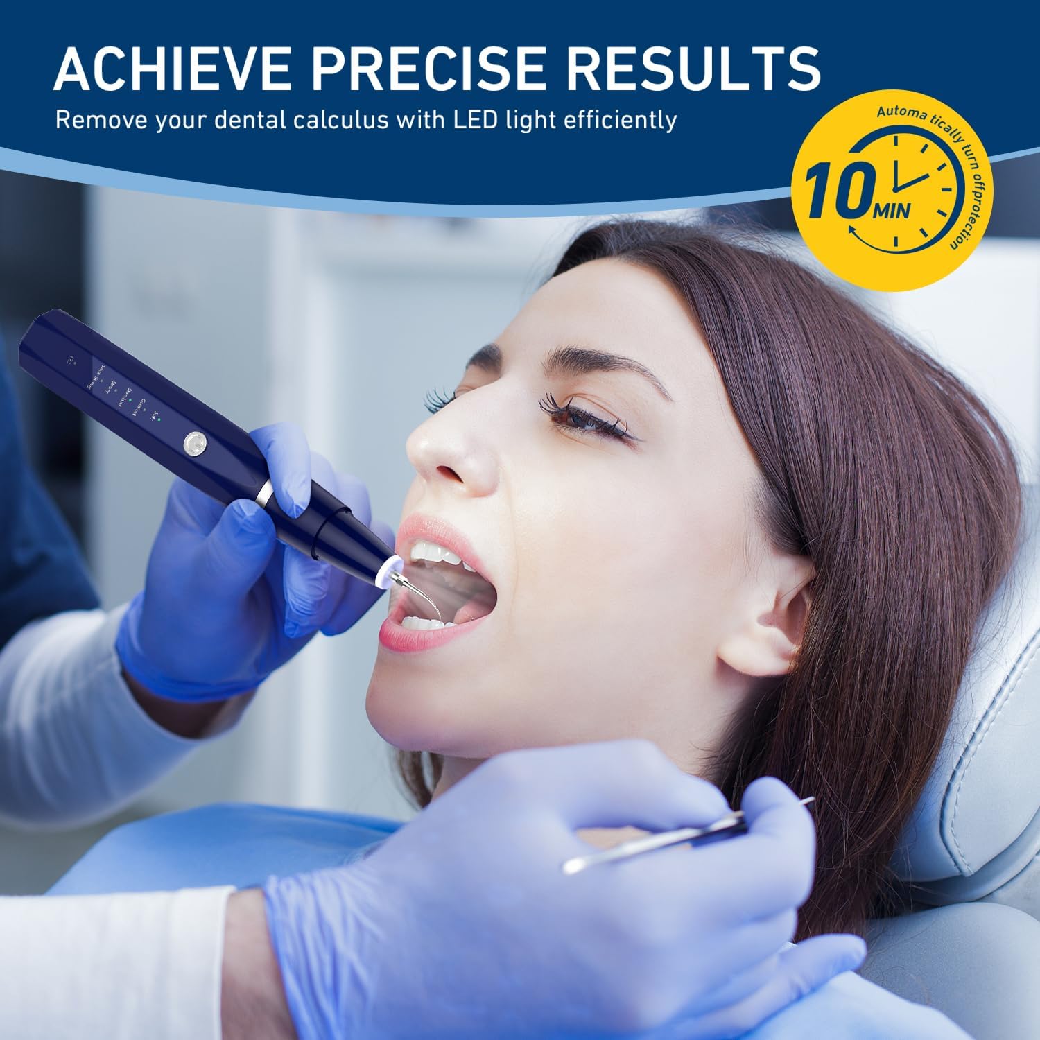 Eliminador de placa\/sarro para dientes, kit de limpieza dental de...