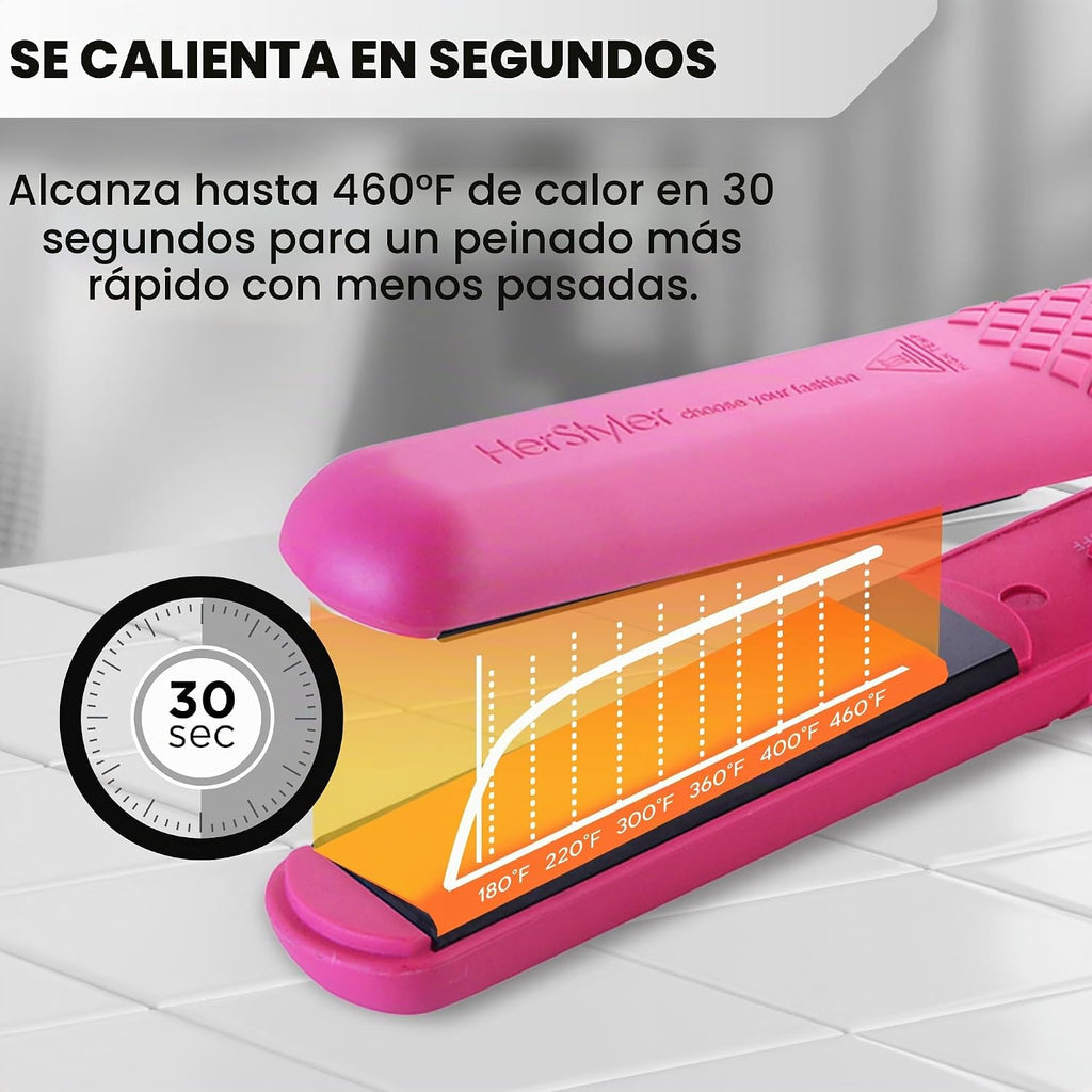 Plancha alisadora Herstyler. Plancha de cerámica Colorful Seasons,...