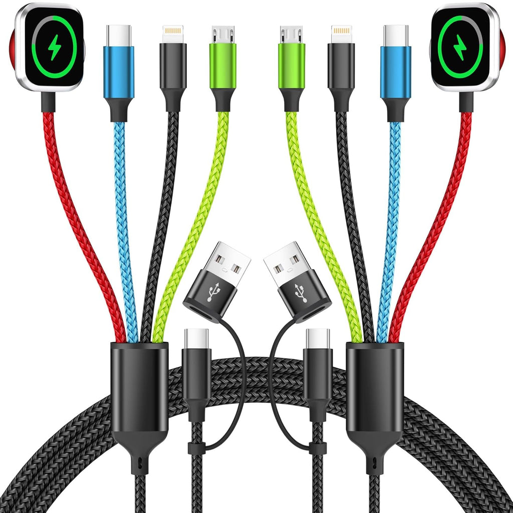 Travel Essentials Cable de Carga Múltiple 4 en 2 para Cargador de A...