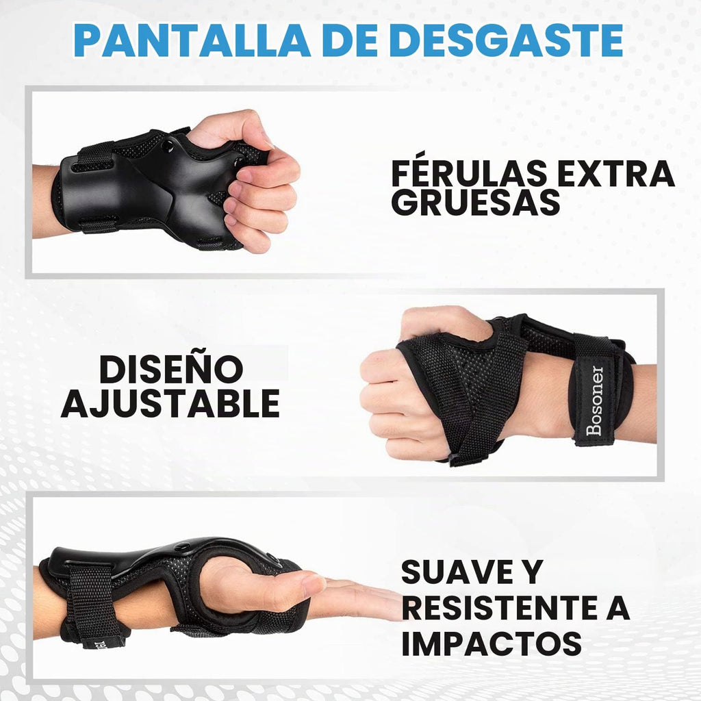 Protección para muñeca, BOSONER Protecciones para muñeca para patin...