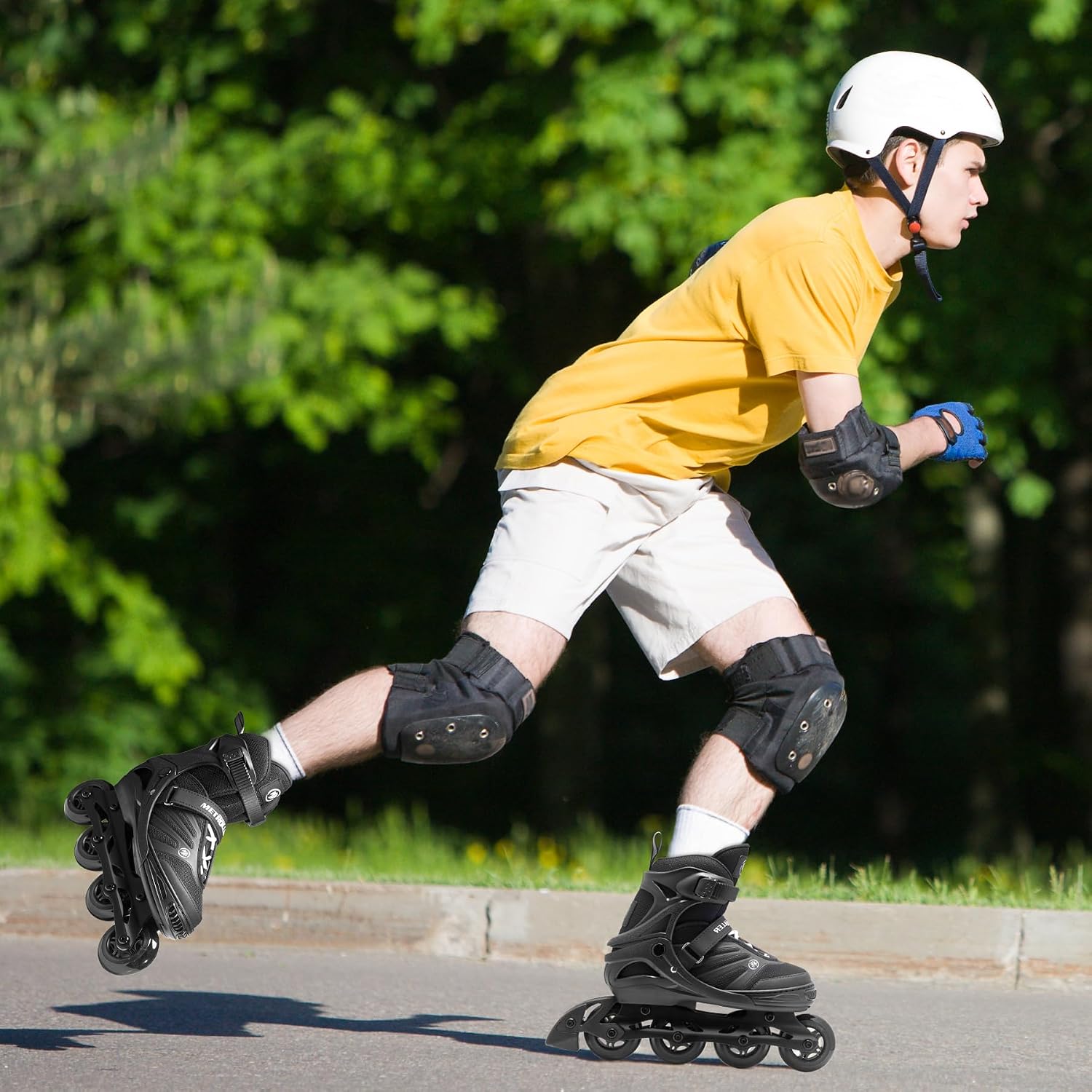 METROLLER Patines en línea adultos para hombres, mujeres y adolesce...