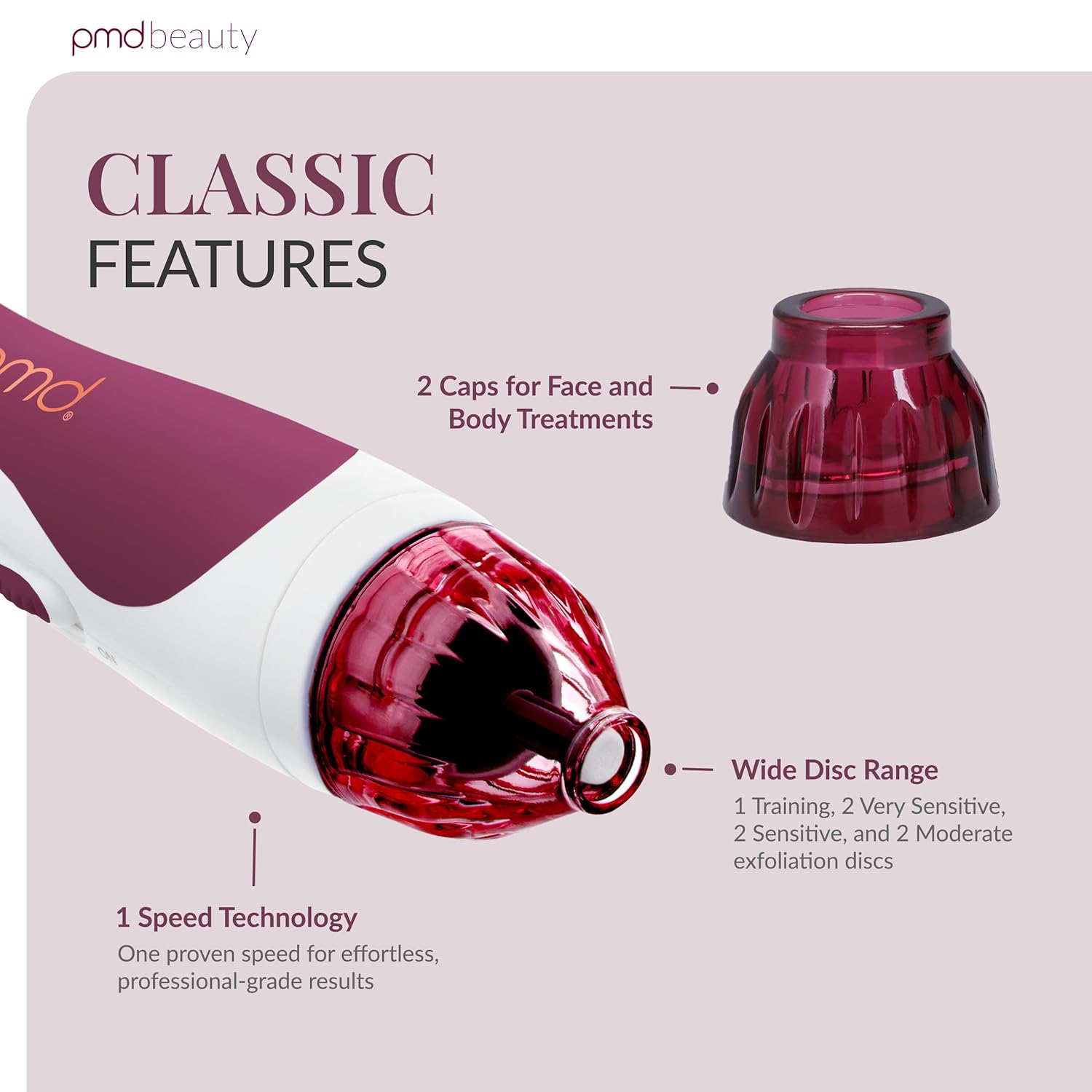 PMD Beauty Personal Microderm Classic - Uso en el hogar, herramient...