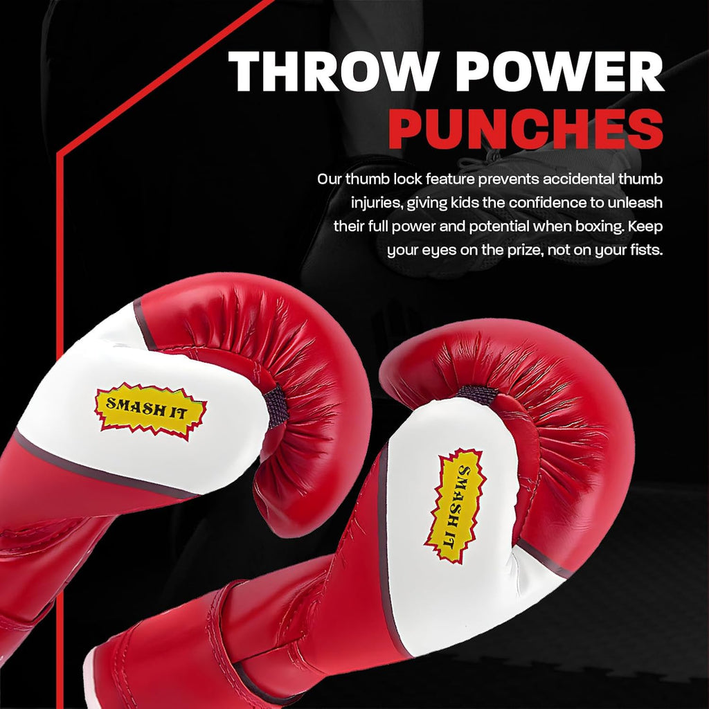 Guantes de boxeo para niños, saco de boxeo juvenil, guantes de Kick...