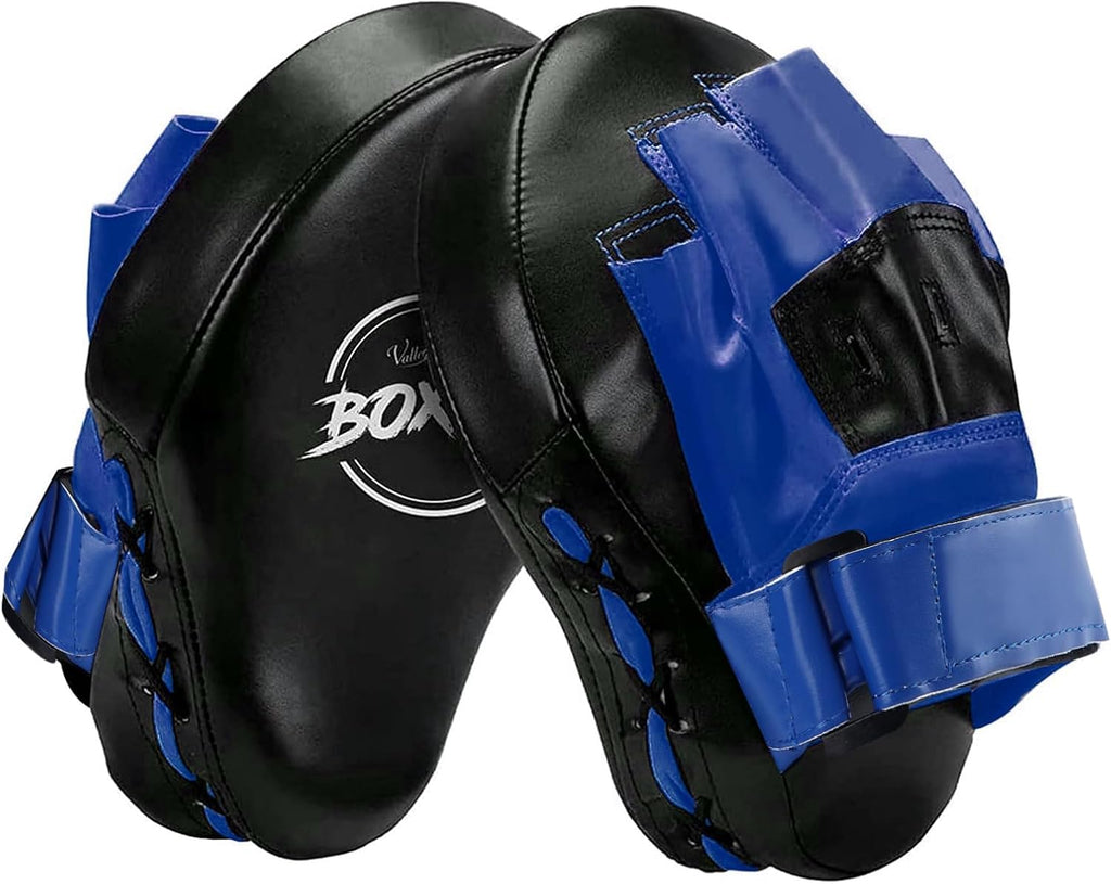 Valleycomfy - Manoplas de boxeo curvadas de piel sintética para ent...