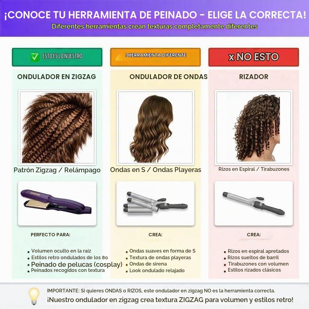Crimpadora de cabello con planchas de cerámica de titanio DSHOW par...