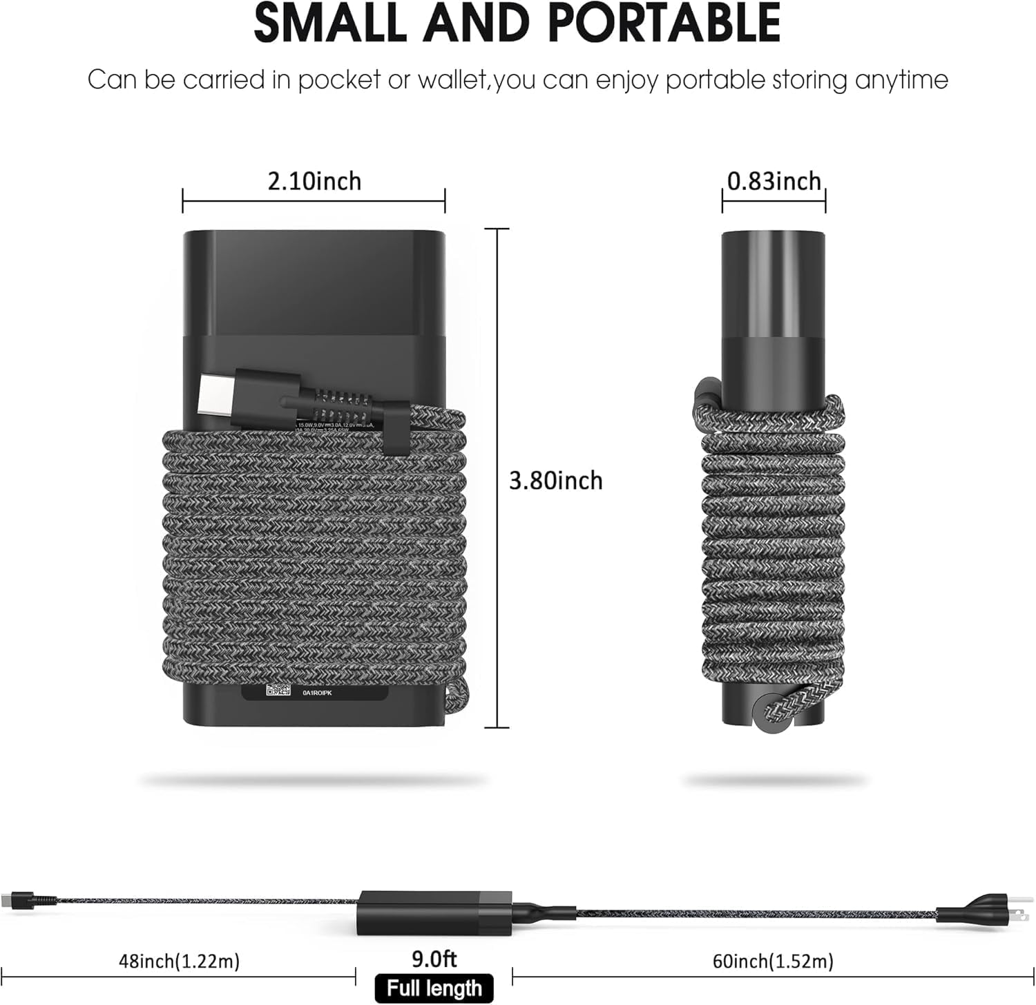 SZGUDULO Cargador de reemplazo para laptop USB C de 65W compatible...