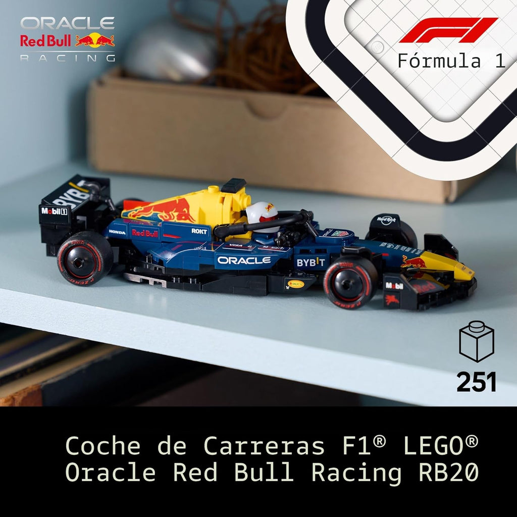 LEGO Speed Champions Oracle Red Bull Racing RB20 F1 modelo de coche...