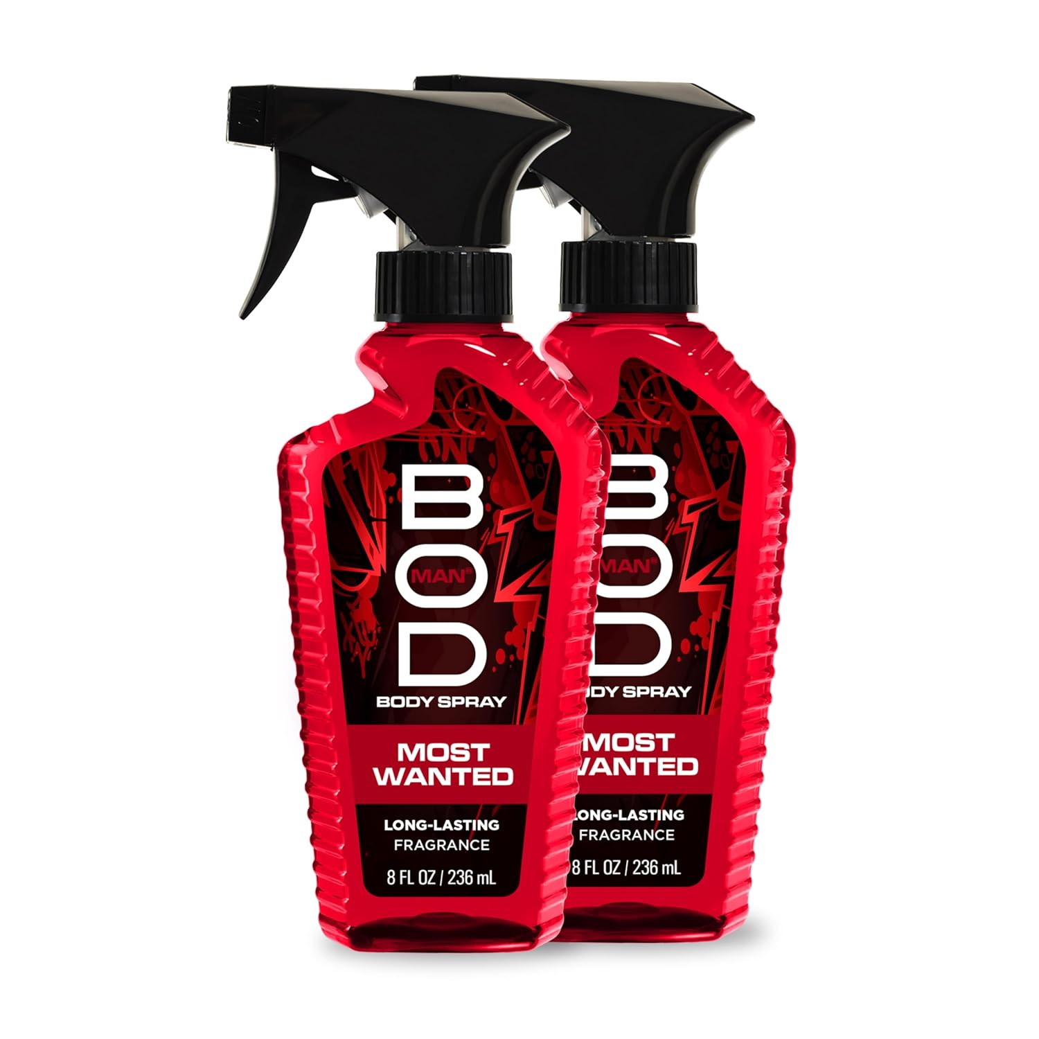 BOD man Fragancia corporal en aerosol, Most Wanted, 8 onzas líquida...