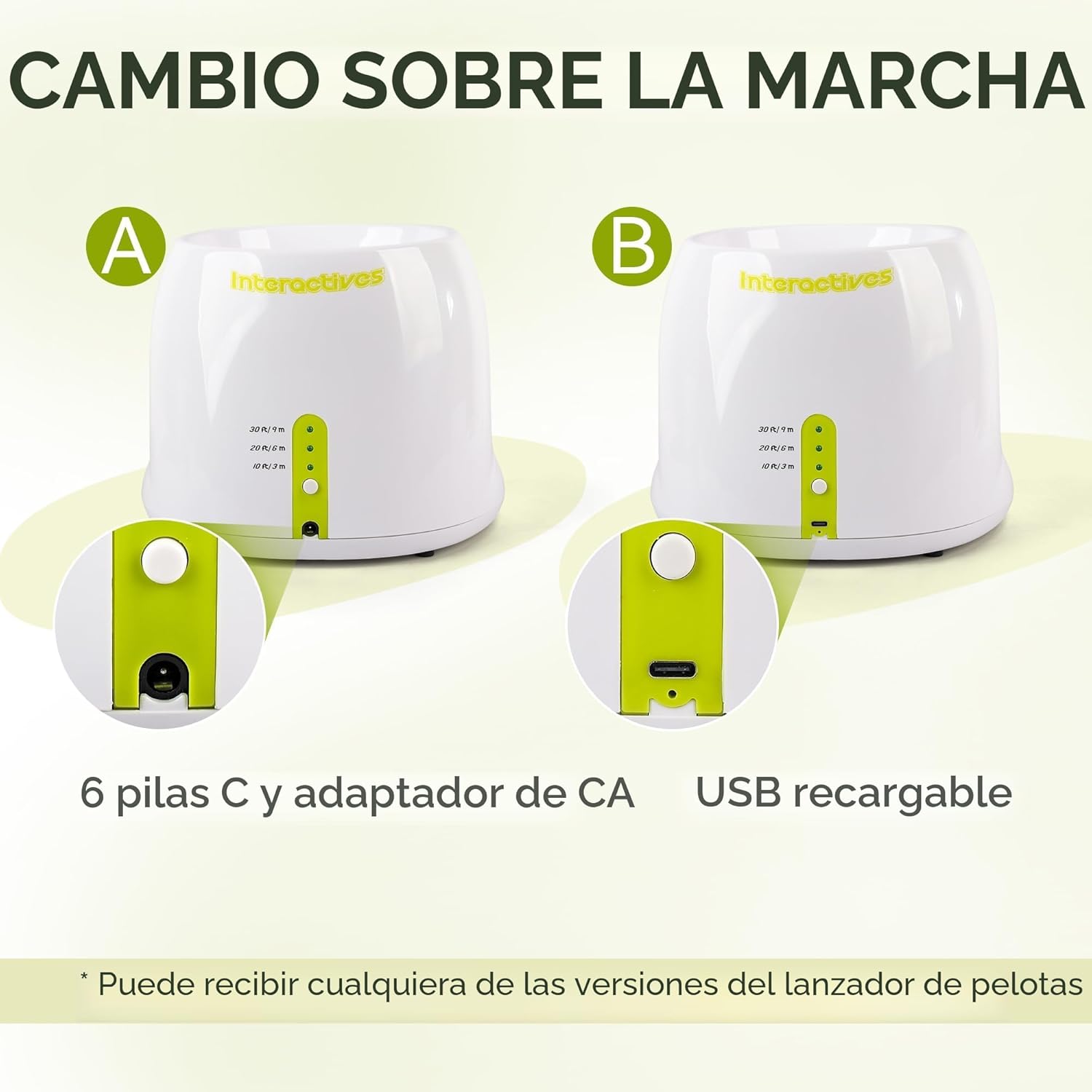 ALL FOR PAWS Lanzador automático de bolas para perros, máquina inte...