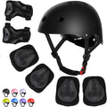 WayEee Juego de casco de bicicleta para niños, rodilleras, equipo d...