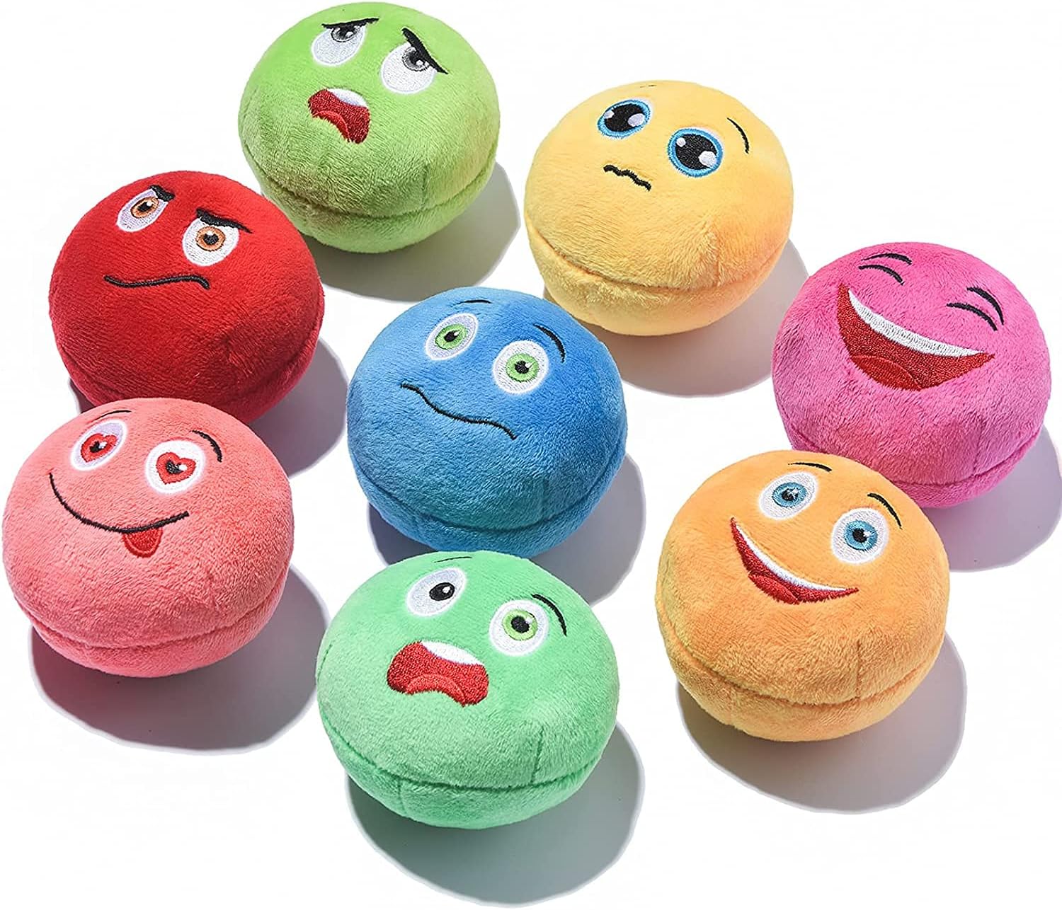 SCHITEC Juguetes chirriantes para perros, [8 unidades] Pelotas de f...