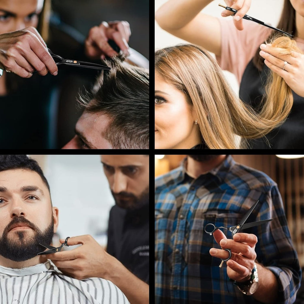 CIICII Tijeras de corte de cabello, juego de tijeras profesionales...