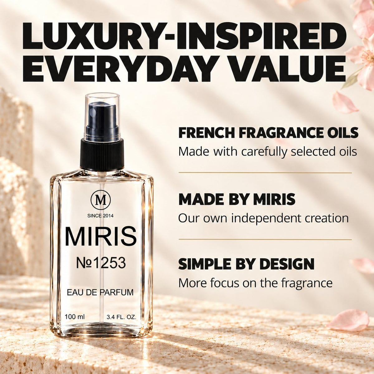 MIRIS nro. 1253, Perfume unisex de larga duración inspirado en Day...