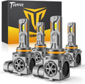 Termitor Combo de bombillas LED 9005 9006, brillo de 140,000 lúmene...