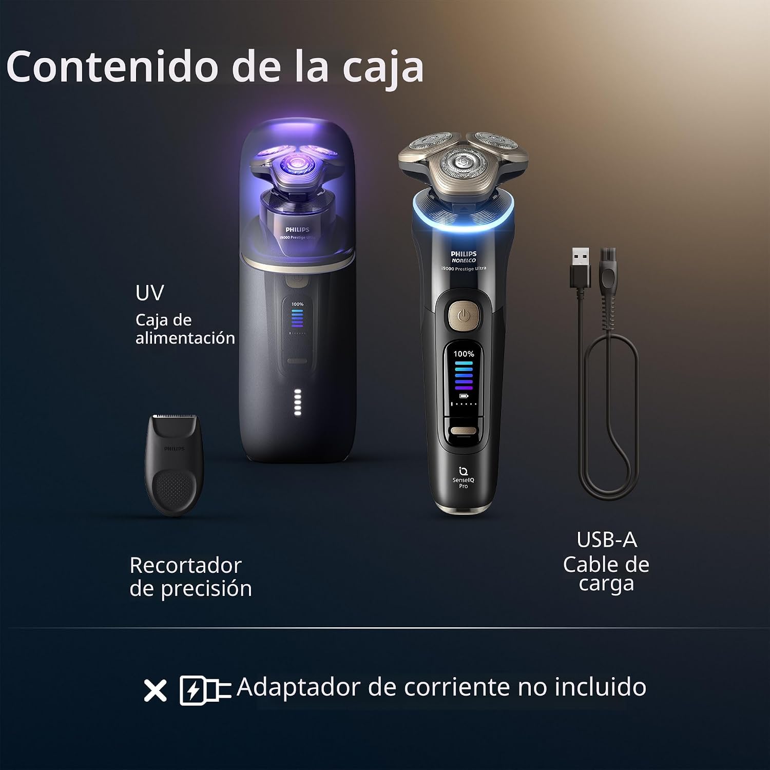 Philips Norelco Shaver i9000 Prestige Ultra, afeitadora eléctrica e...