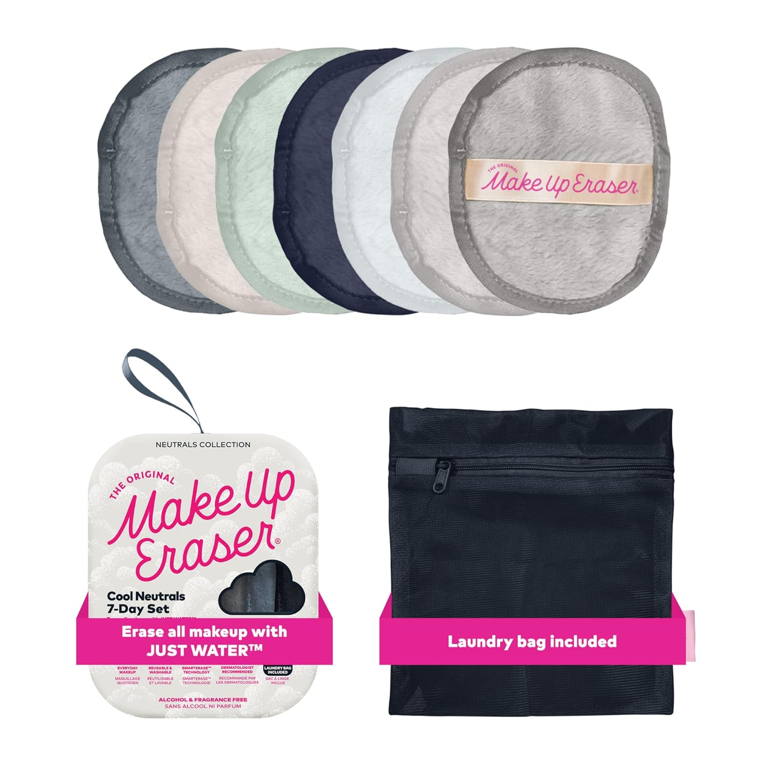 El juego original de 7 días de MakeUp Eraser borra todo el maquilla...