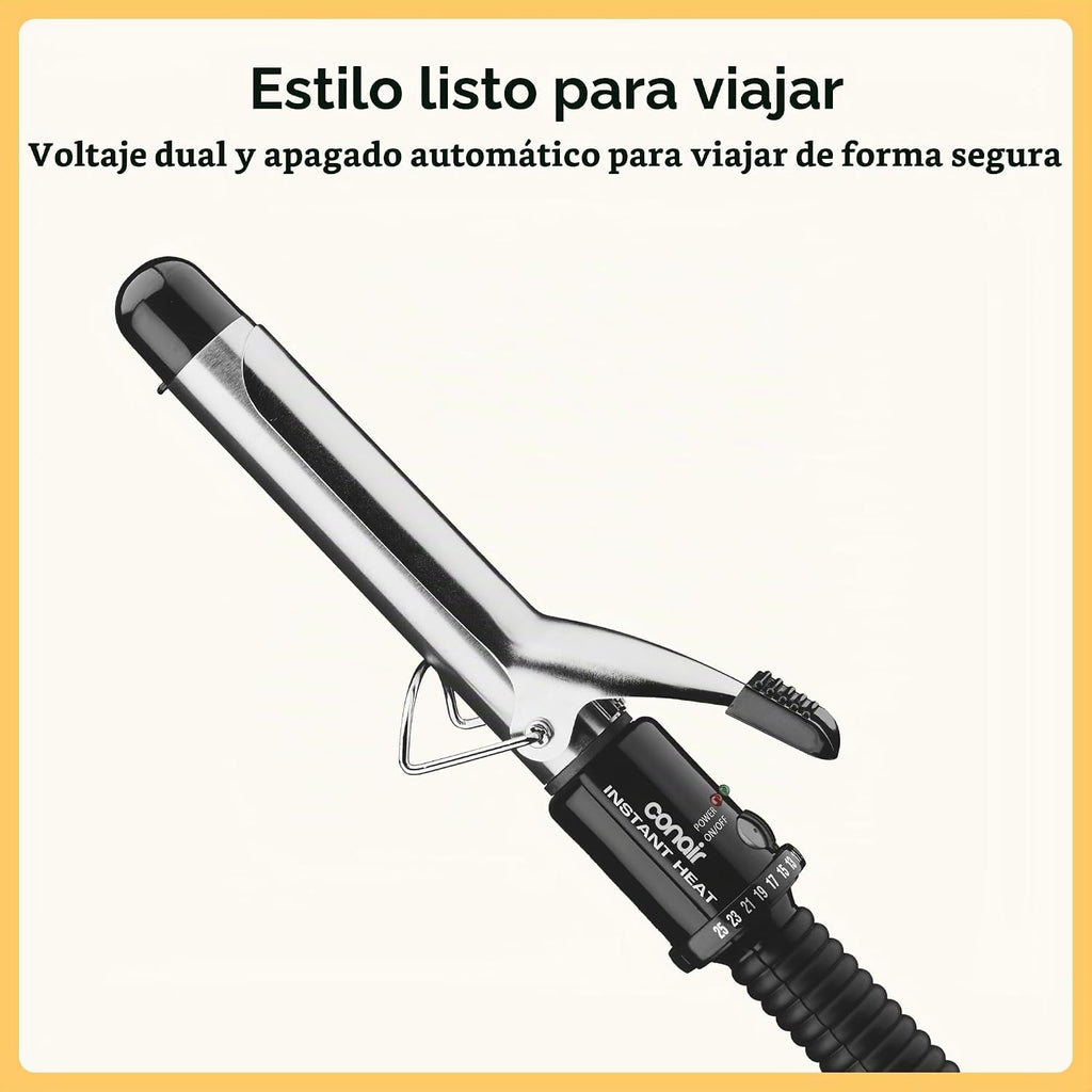 Conair Instant Heat - Rizador de pelo de 1 pulgada, barril de 1 pul...