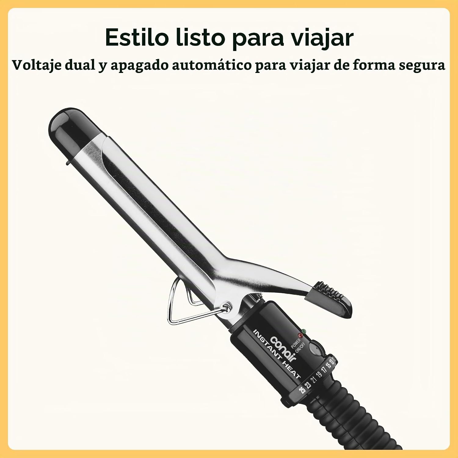 Conair Instant Heat - Rizador de pelo de 1 pulgada, barril de 1 pul...
