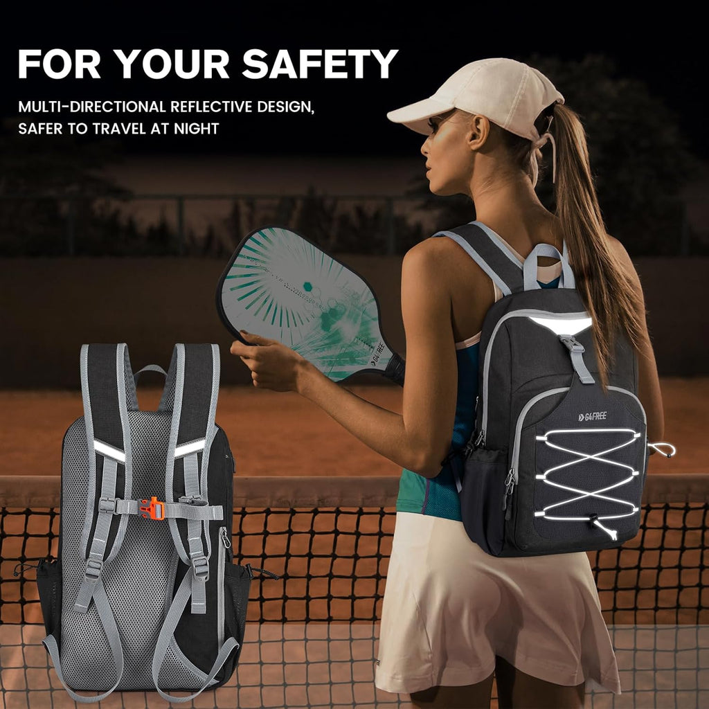 G4Free Bolsa de pickleball para mujeres y hombres, bolsa de pádel p...