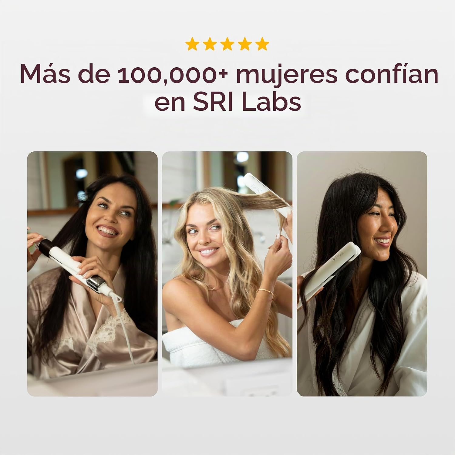 SRILabs StyleQ Plancha plana alisadora de cabello Styler - Tecnolog...