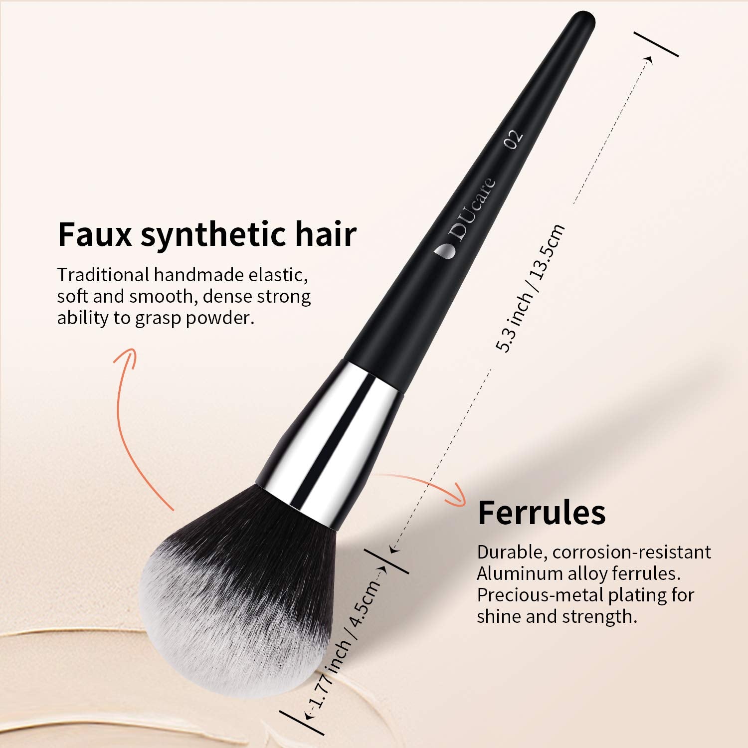 DUcare Juego de 32 brochas de maquillaje de grado profesional, ultr...