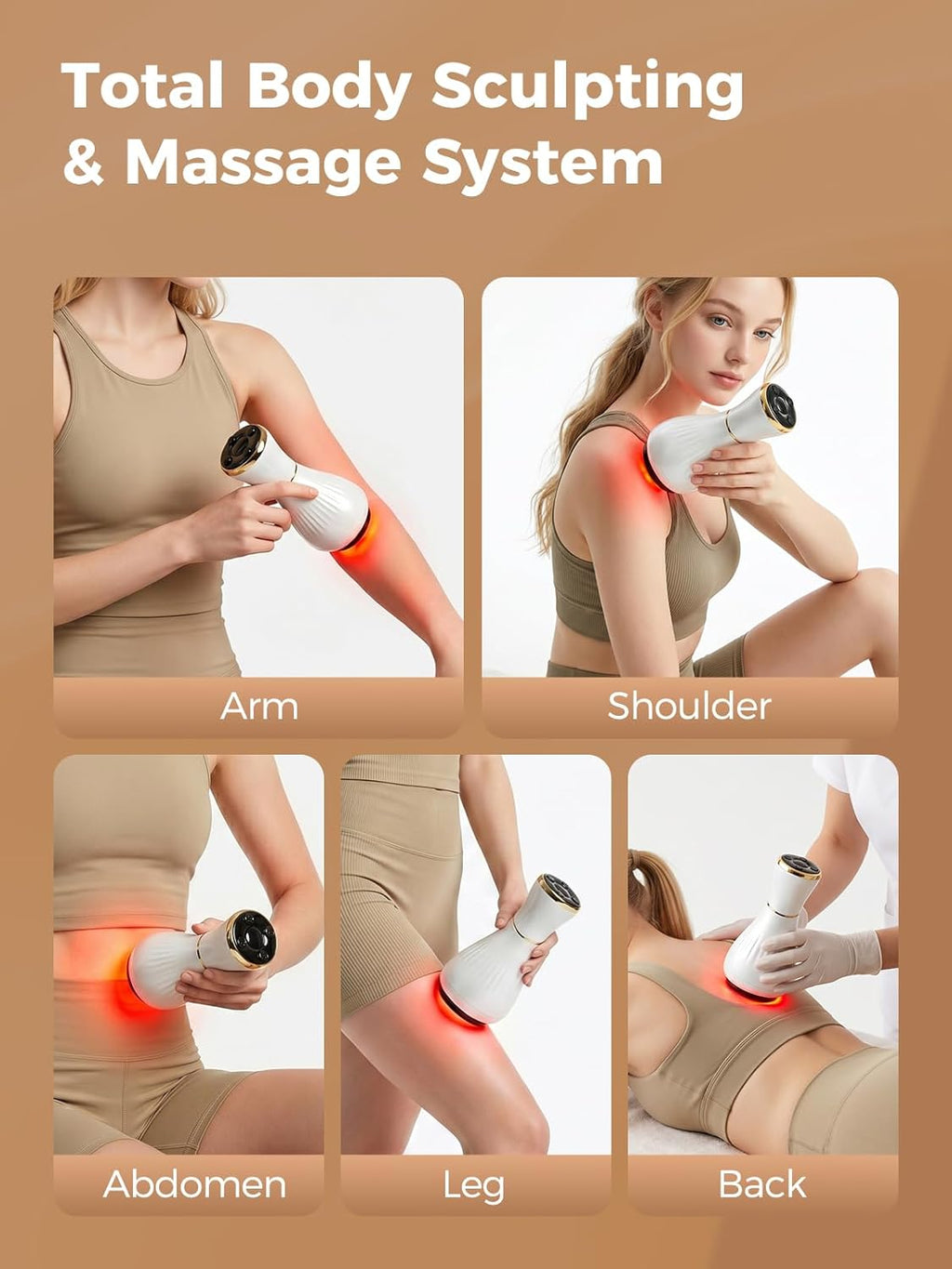 Masajeador eléctrico de ventosas para cuerpo con succión, microcorr...