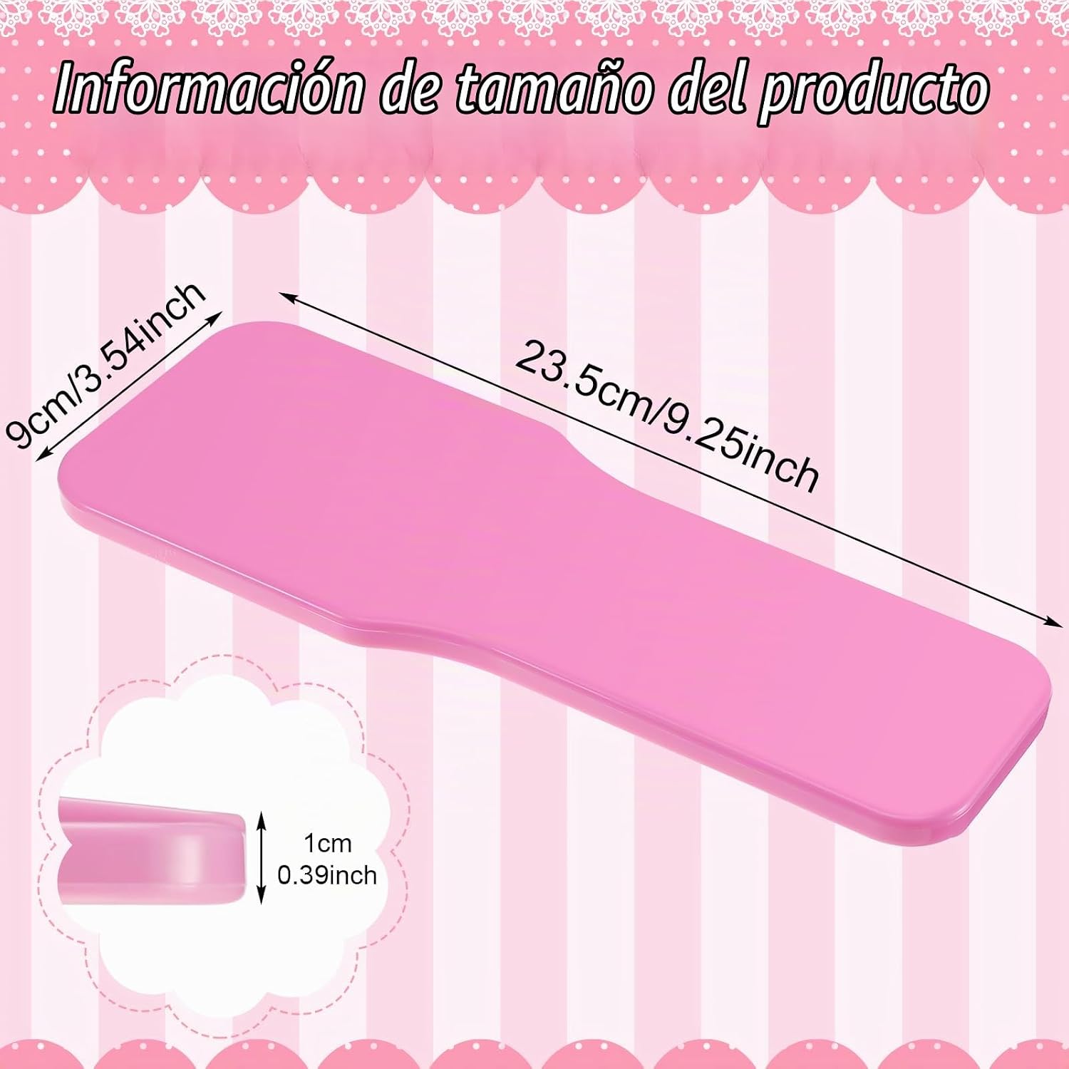 Seenelling 1 pieza de patinaje sobre hielo Spinner 10 x 4 x 0.6 Off...