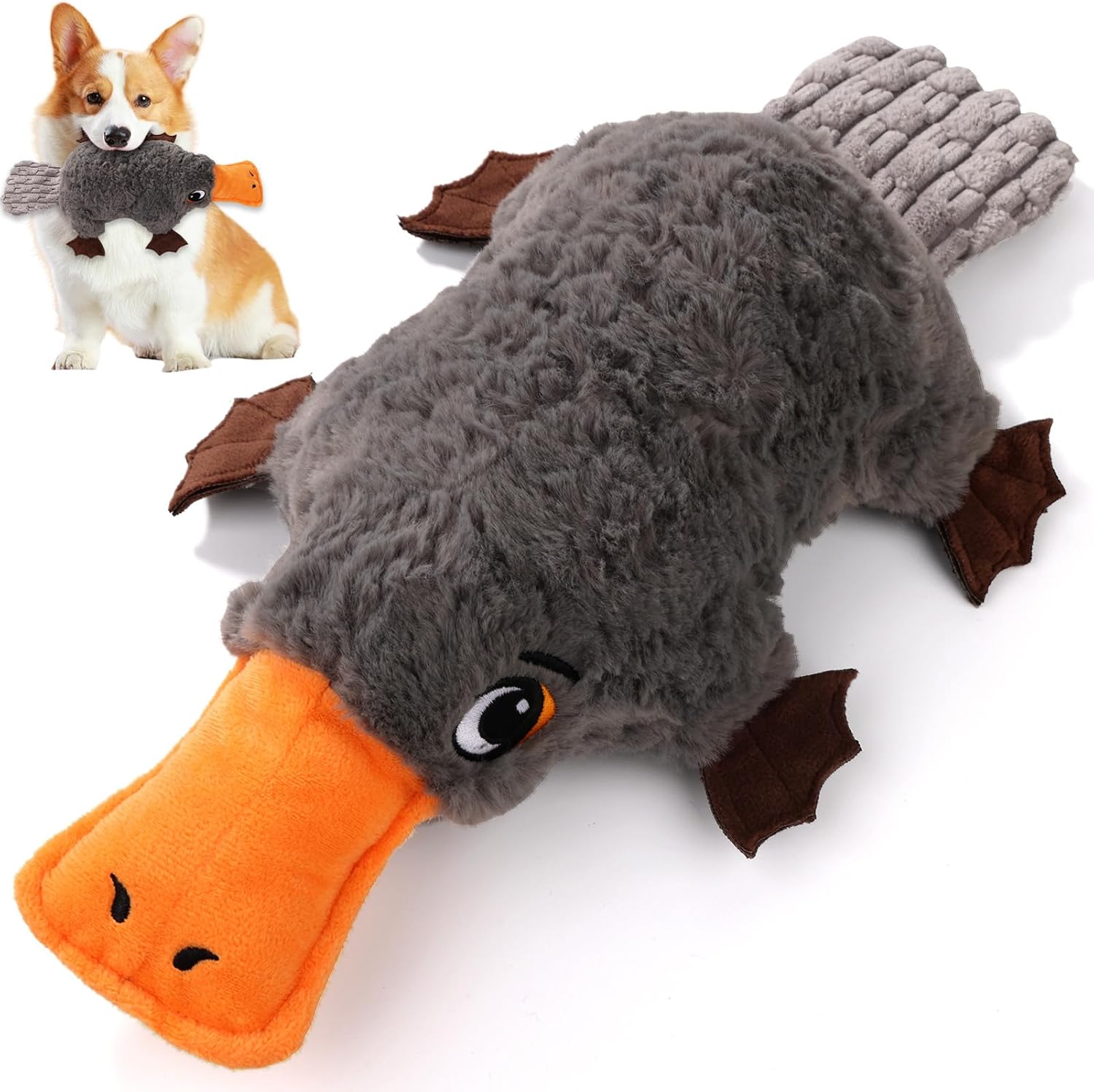 ZYBDP Juguete de Ornitorrinco para Perros, Juguete de Peluche Inter...