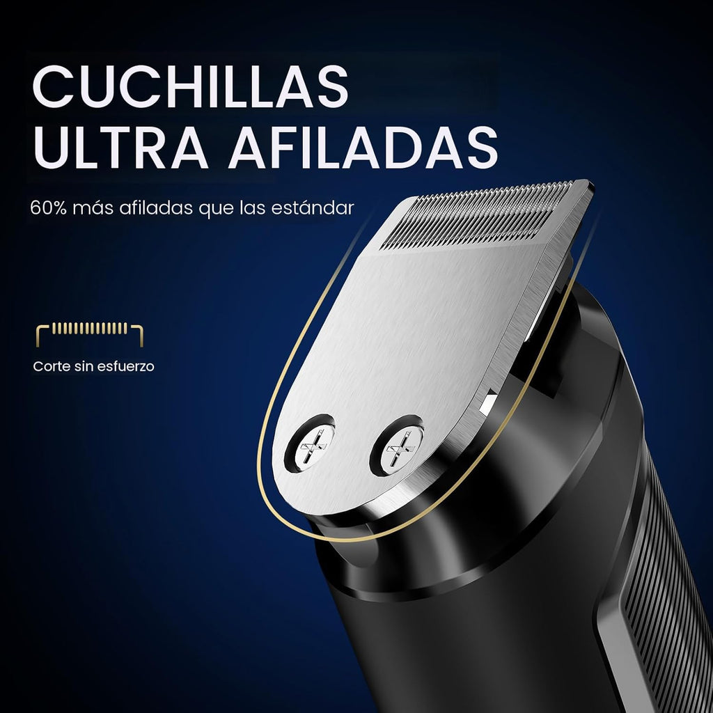 Ufree Recortadora de barba 3 en 1 para hombres, afeitadora eléctric...