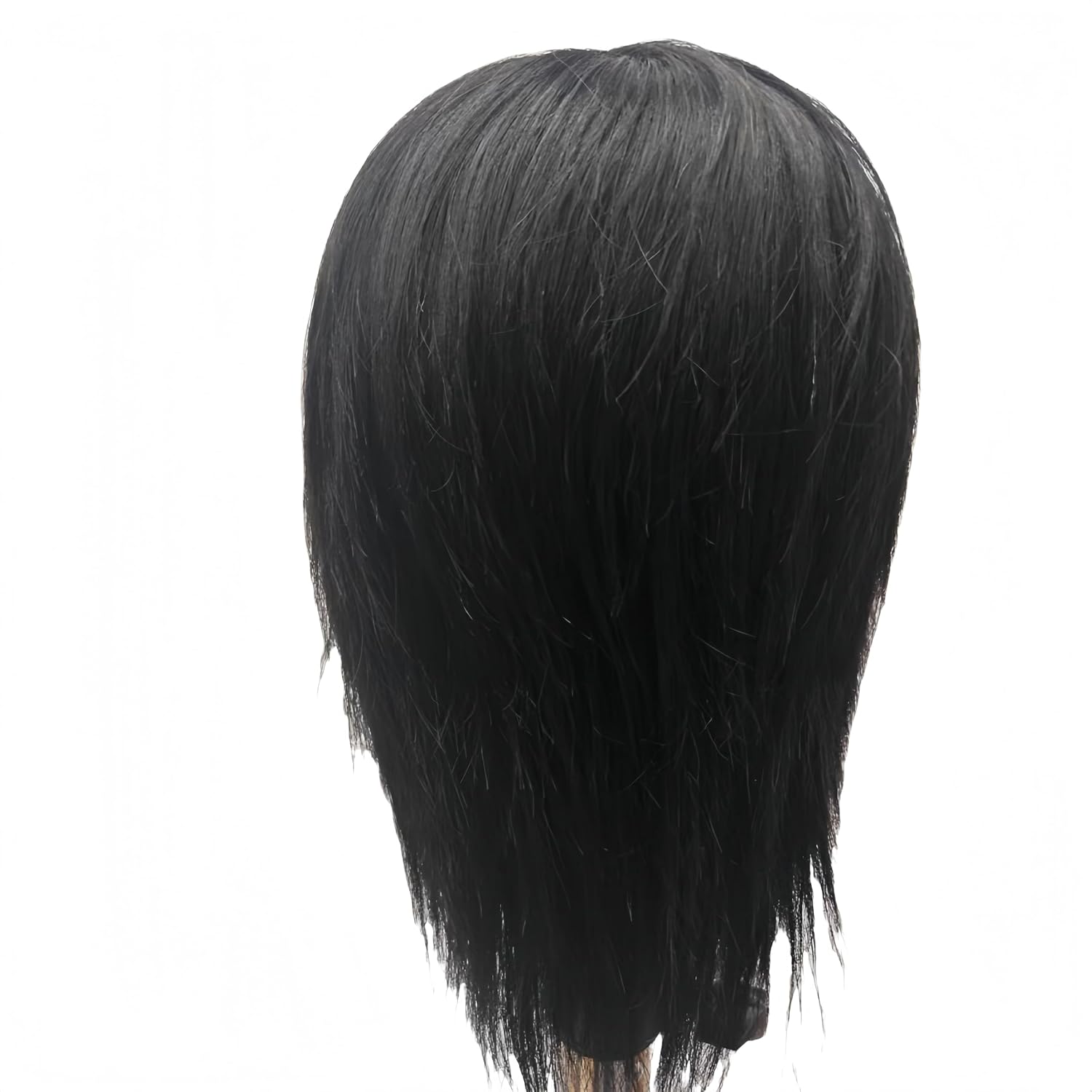 Yiifiulyn Cabeza de maniquí con cabello humano 100% real, cabeza de...