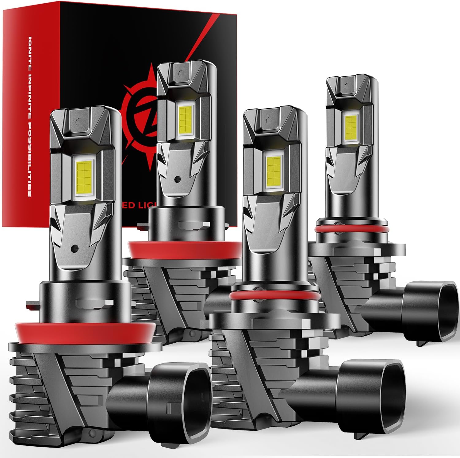 ZONBEAM 9005\/HB3 & H11\/H8\/H9\/H16 Bombillas LED Combinadas, 100....