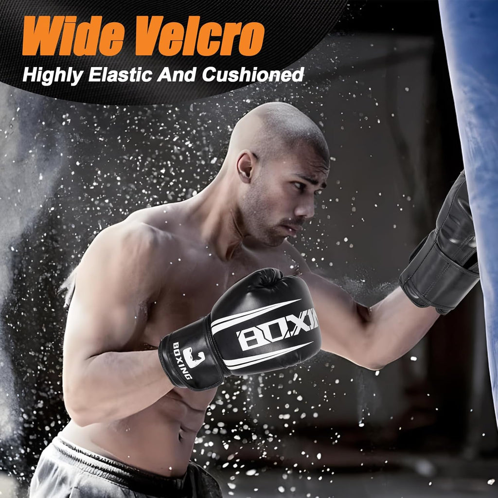 Guantes de boxeo para hombre, guantes de entrenamiento de boxeo, Mu...